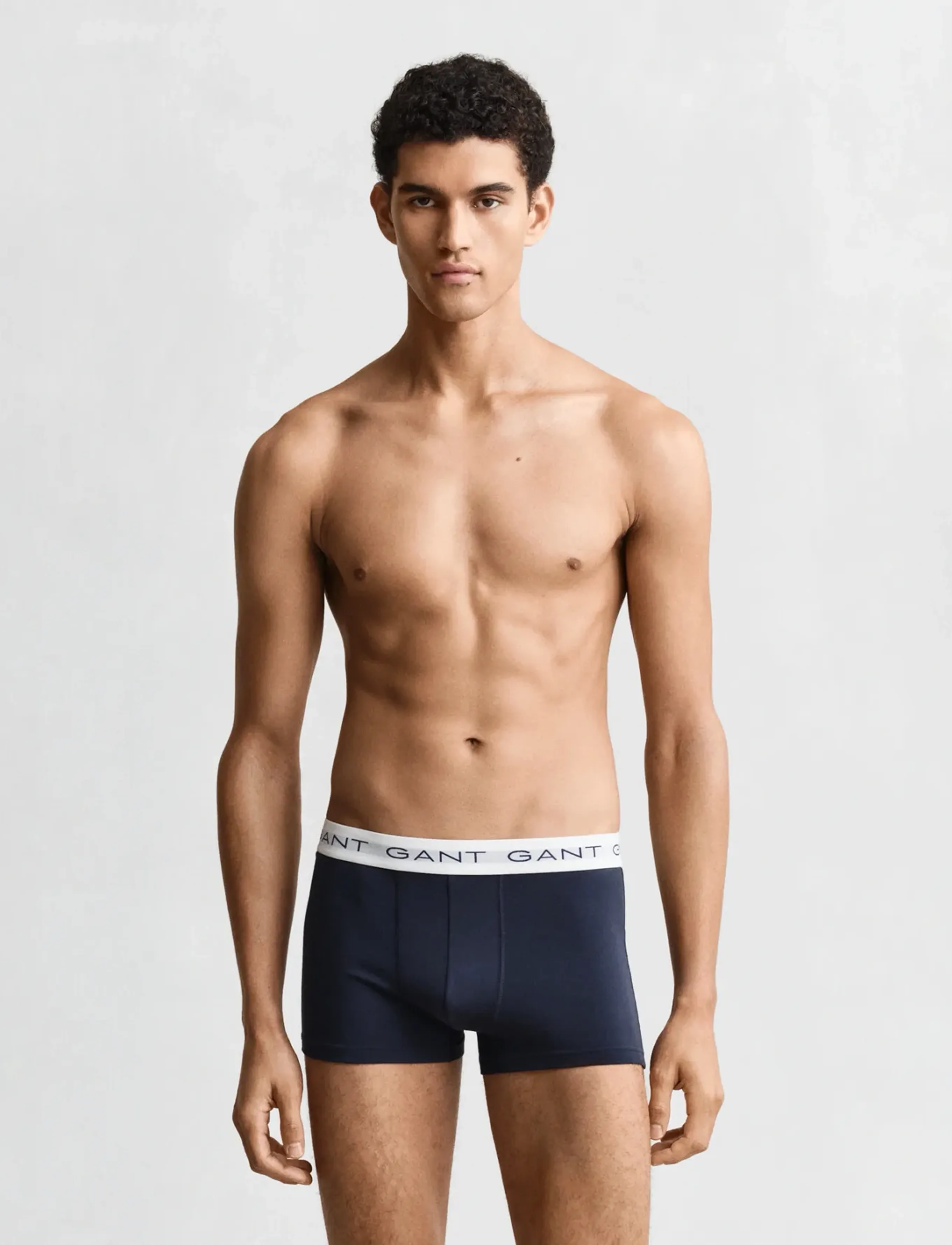 Gant 3-Pack Trunks, Mænd, 3-Pak Trunks, Navy, Str: L
