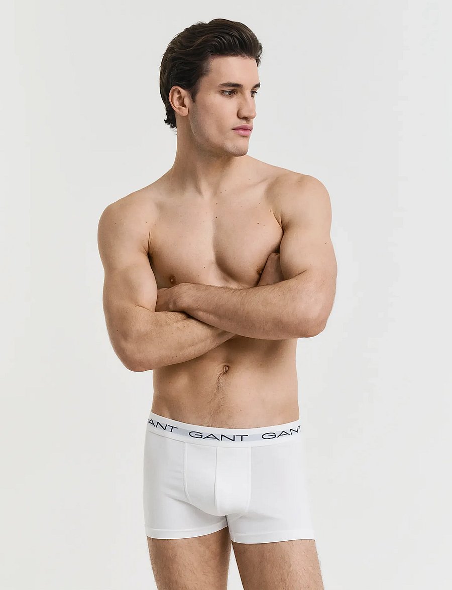 Gant - 3-Pack Trunks - unterhosen im multipack - white - 0