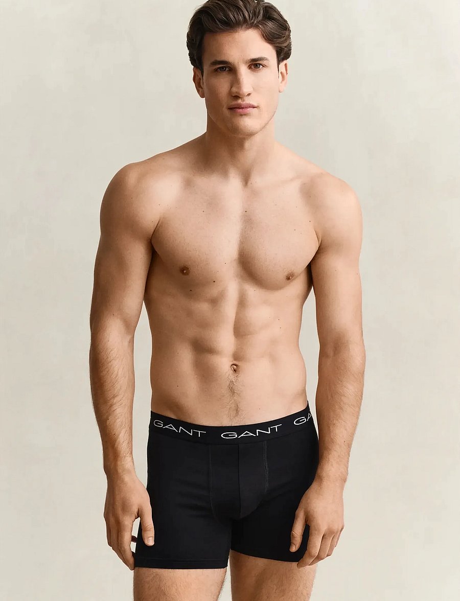 Gant - 3-Pack Boxer Briefs - multipakk aluspüksid - black - 3