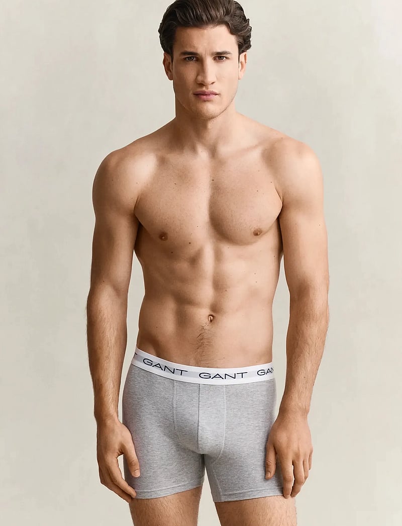 GANT - BOXER BRIEF 3-PACK - multipack kalsonger - light grey melange - 0
