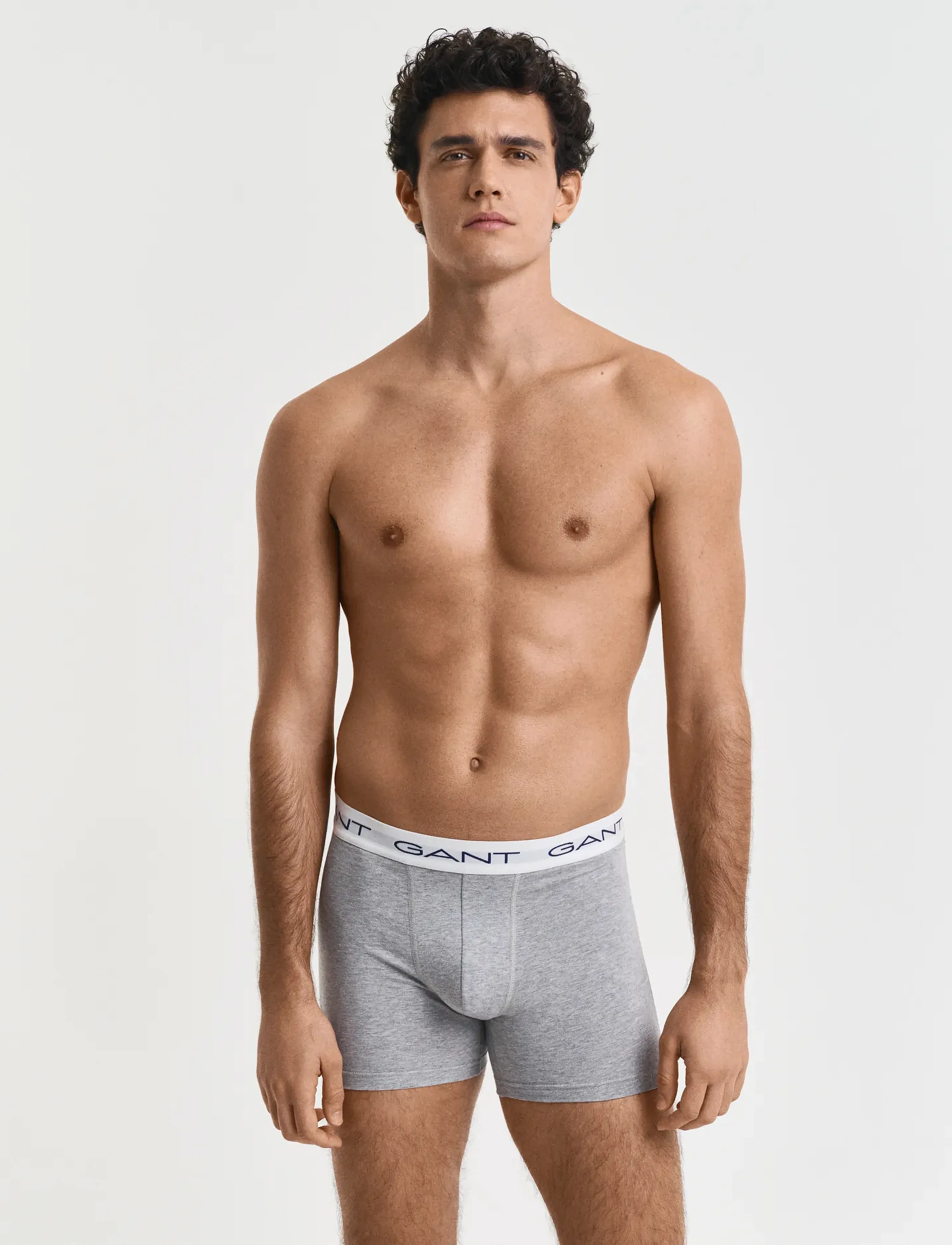 Gant - 3-Pack Boxer Briefs - boxer nærbuxur - light grey melange - 2