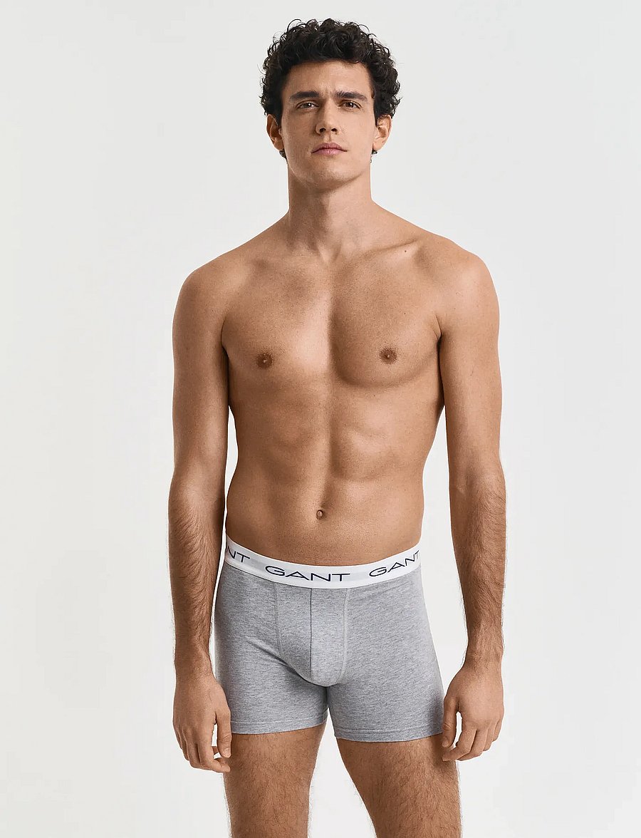 Gant - 3-Pack Boxer Briefs - multipakk aluspüksid - light grey melange - 2