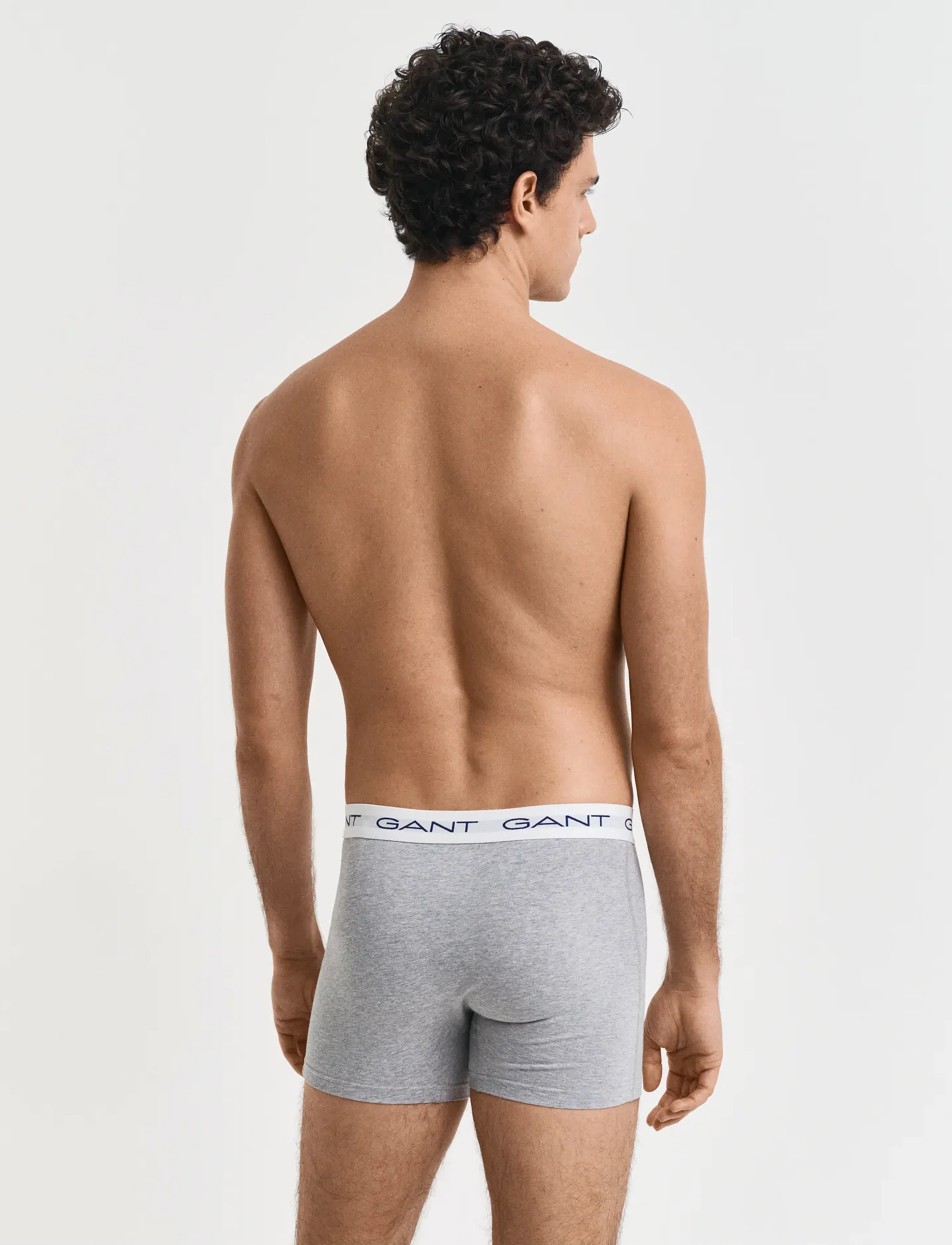 Gant - 3-Pack Boxer Briefs - boxer nærbuxur - light grey melange - 3