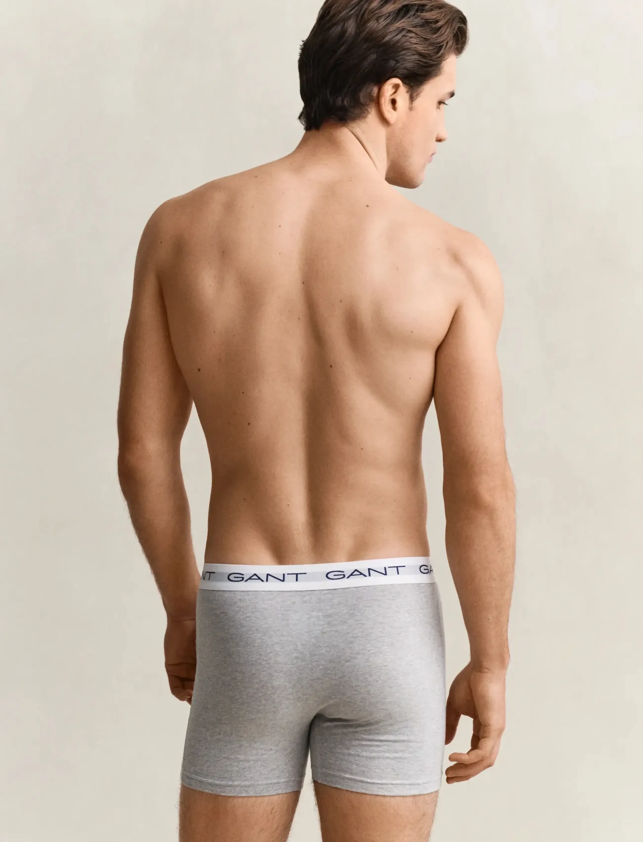 Gant - 3-Pack Boxer Briefs - boxer nærbuxur - light grey melange - 4