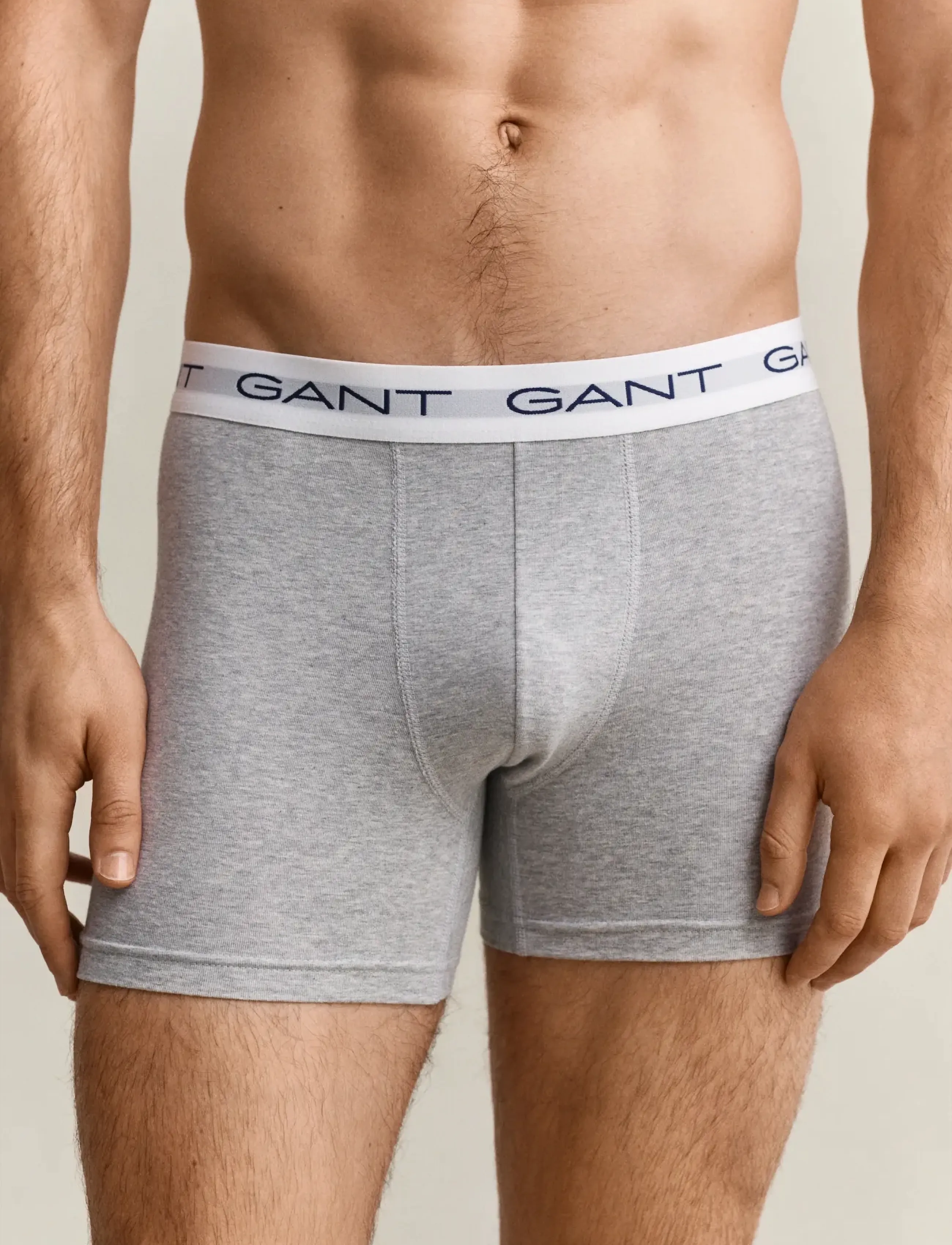 Gant - 3-Pack Boxer Briefs - boxer nærbuxur - light grey melange - 5