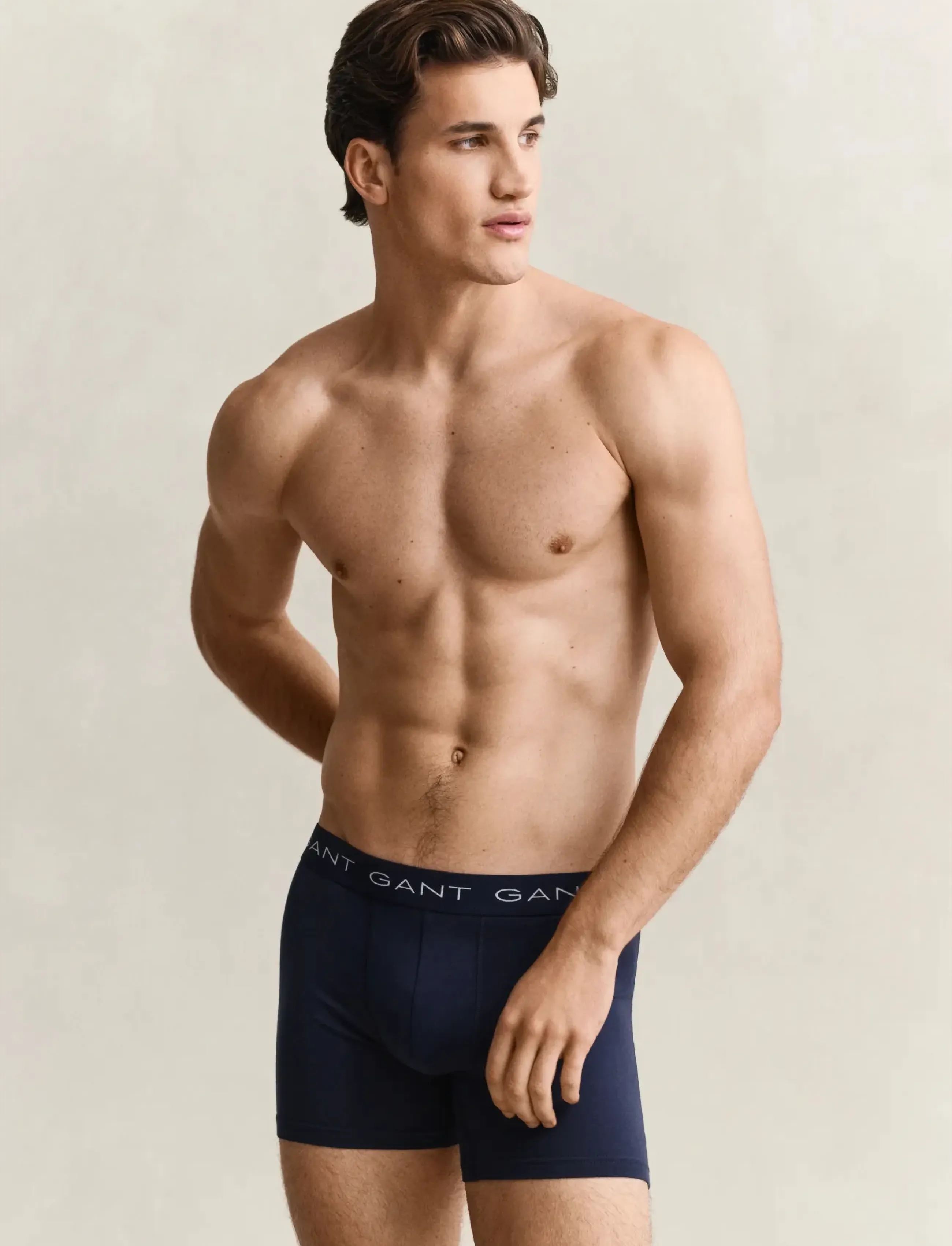 Gant 3-Pack Boxer Briefs, M, Underwear, Marineblau - Boxers, Männerswear