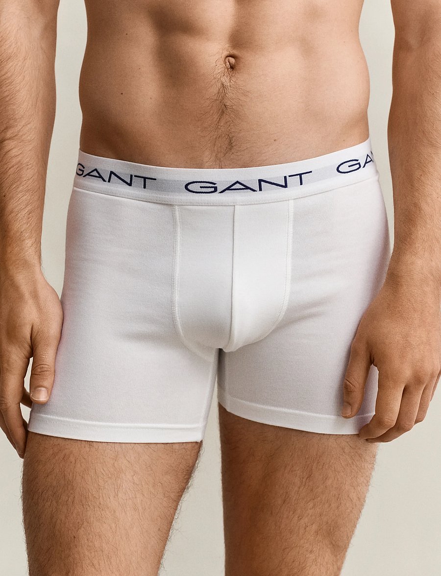 Gant - 3-Pack Boxer Briefs - multipakk aluspüksid - white - 3