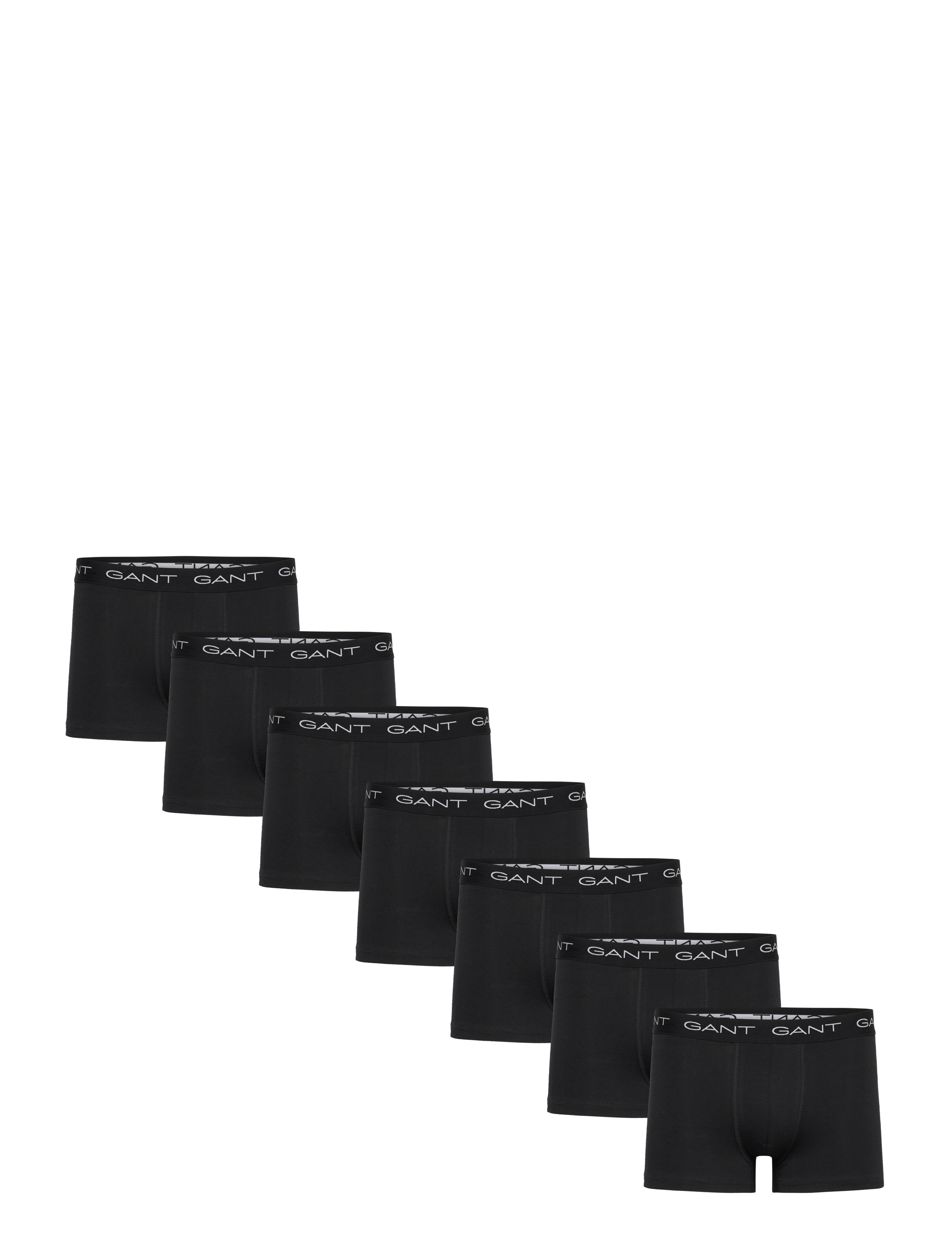 Gant 7-Pack Trunks, Mænd, 7-Pak Trunks, Sort, Str: XXL