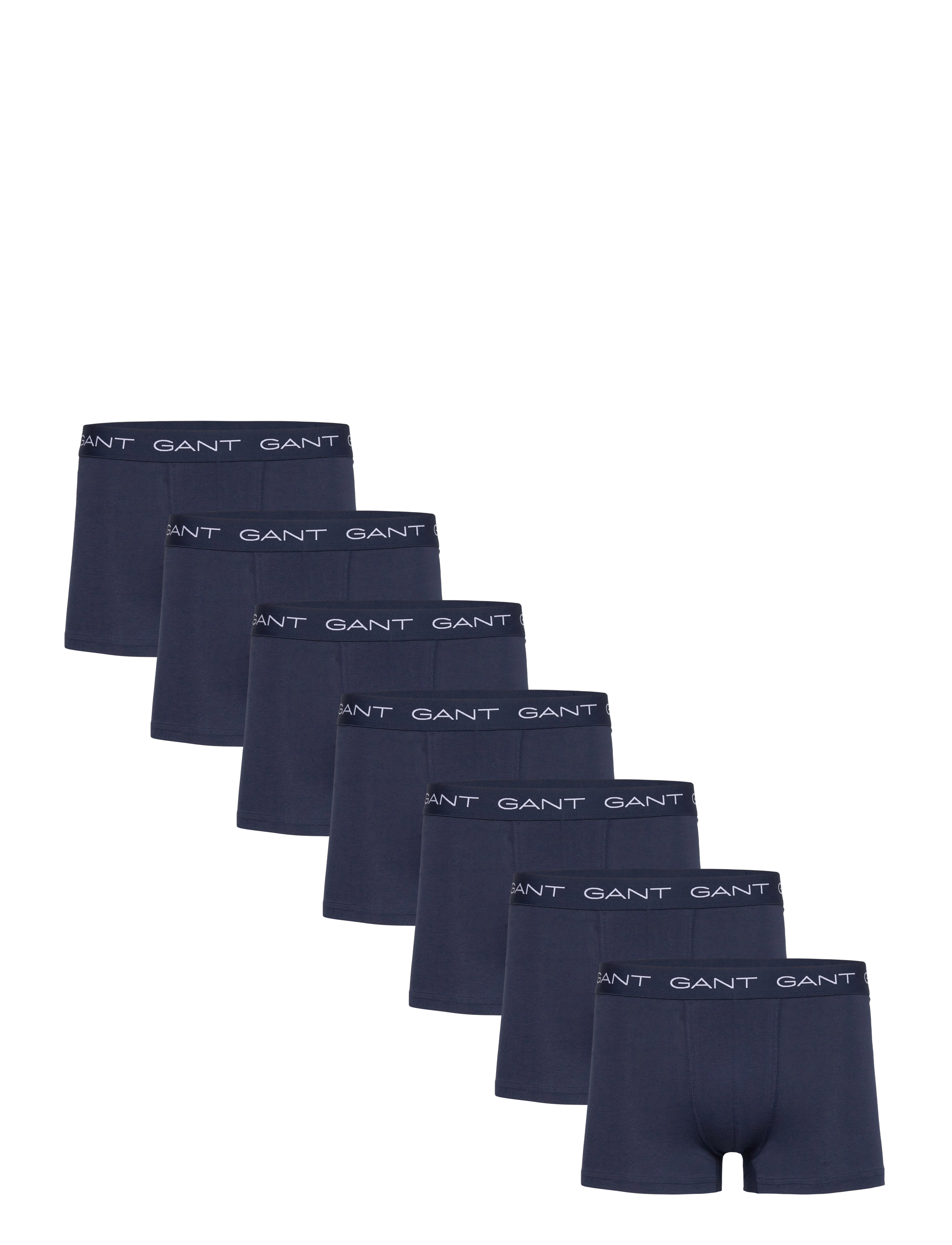 Gant 7-Pack Trunks, Mænd, 7-Pak Trunks, Navy, Str: S