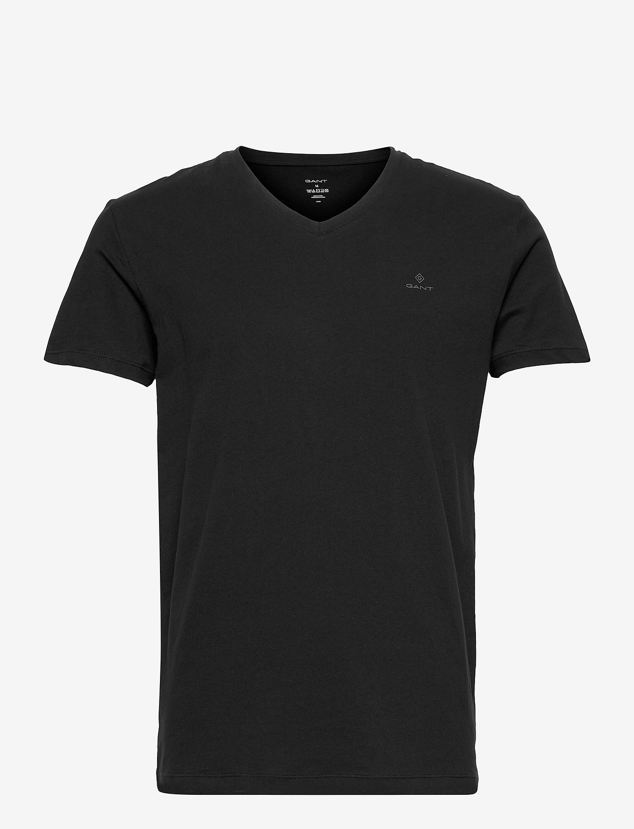 GANT - V-NECK T-SHIRT 2-PACK - black - 2