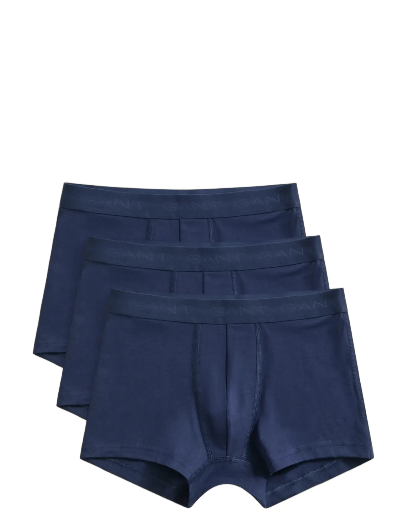Gant 3-Pack Trunks, XL, Underwear, Marineblau - Boxers, Männerswear