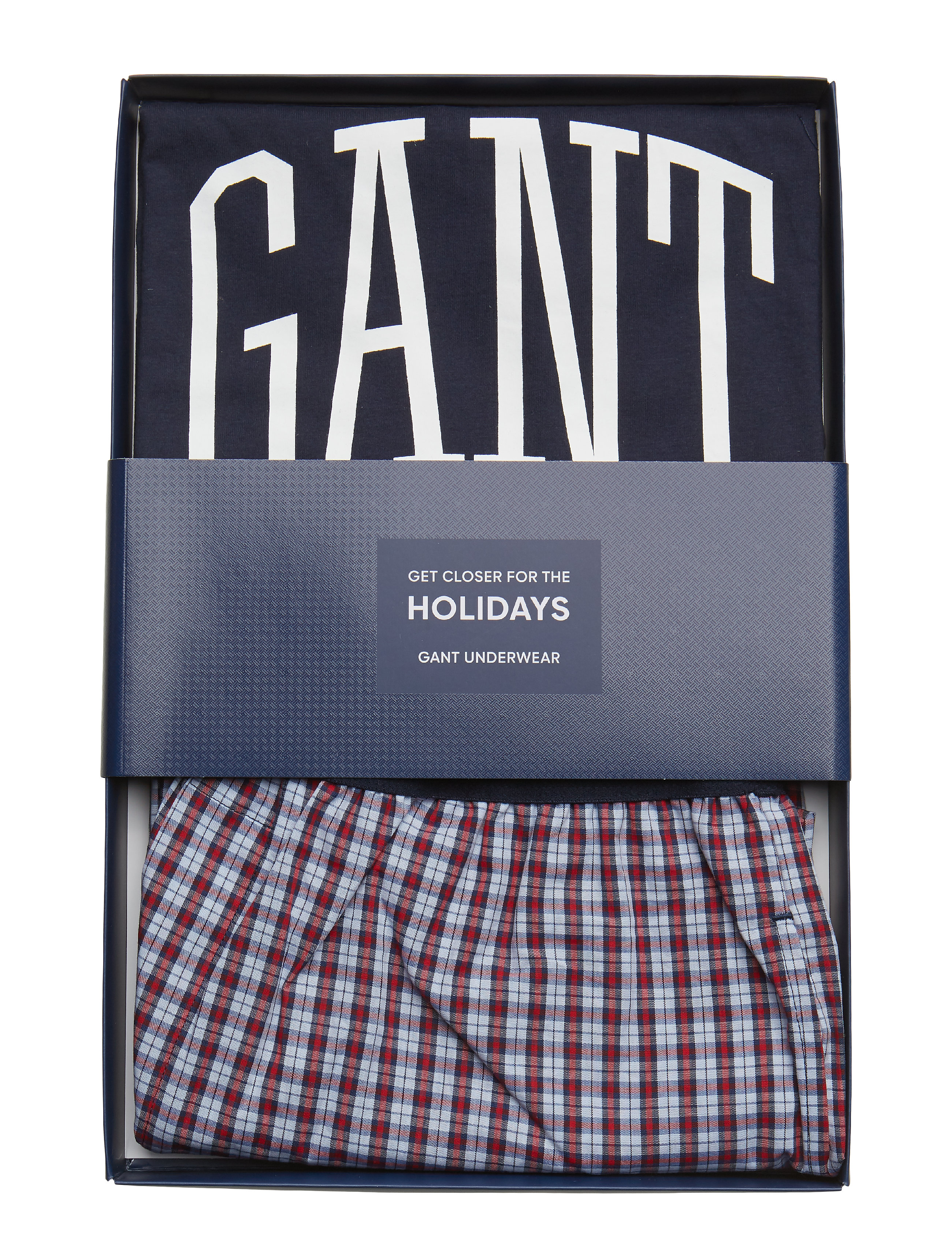GANT - PJ SET SMALL CHECK/HOLIDAY T G.BOX - hamptons blue - 4