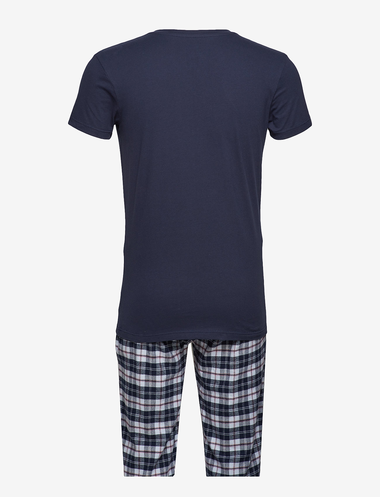 GANT - PJ SET FLANNEL PANTS/LOGO T G.BOX - marine - 1