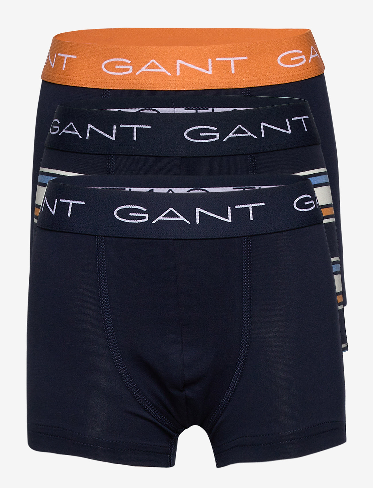 GANT - 3-PACK BOY'S TRUNK YD STRIPES - marine - 0