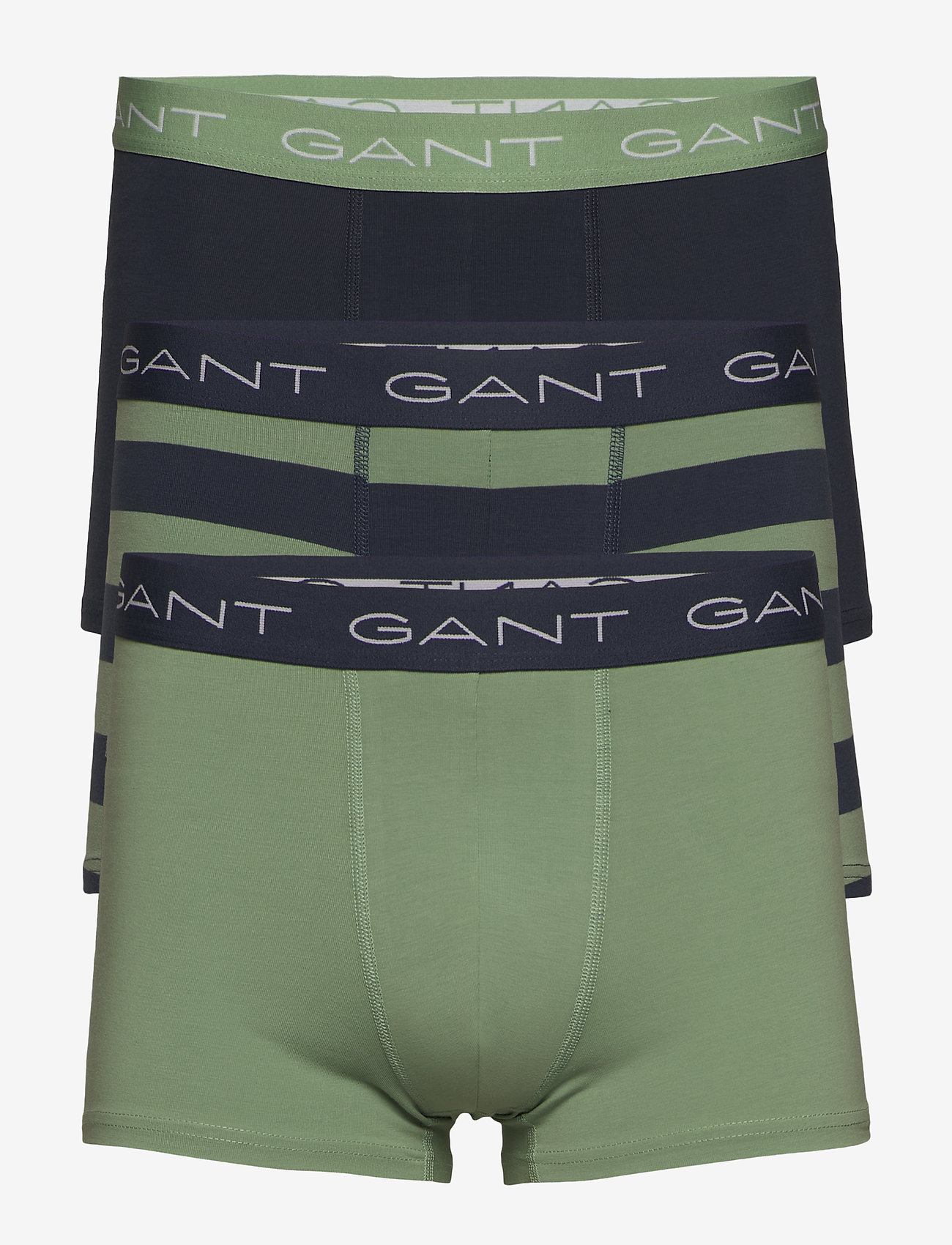 GANT - 3-PACK TRUNK RUGBY STRIPE - peppermint - 0