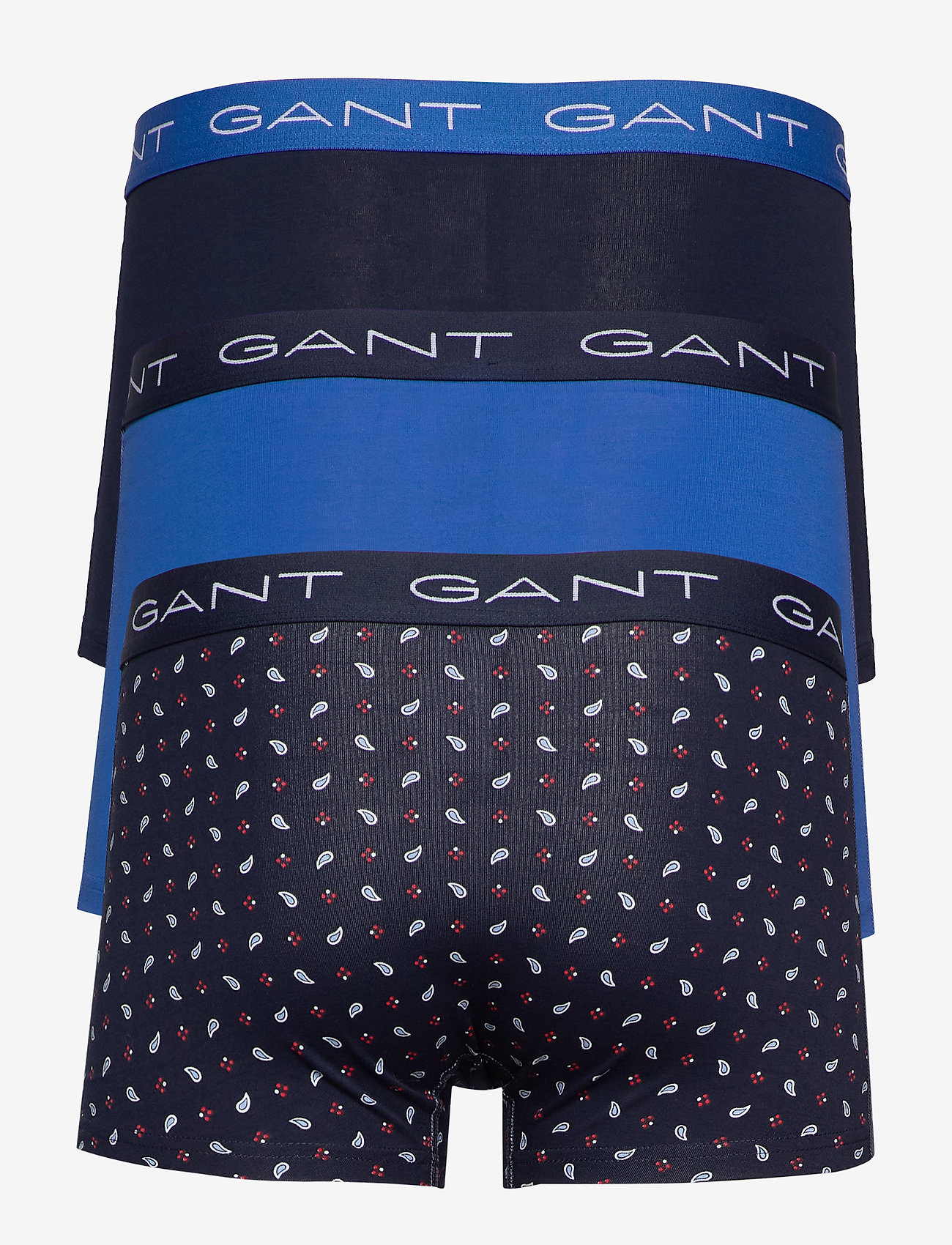 GANT - 3-PACK TRUNK PEONY PAISLEY PRINT - marine - 1