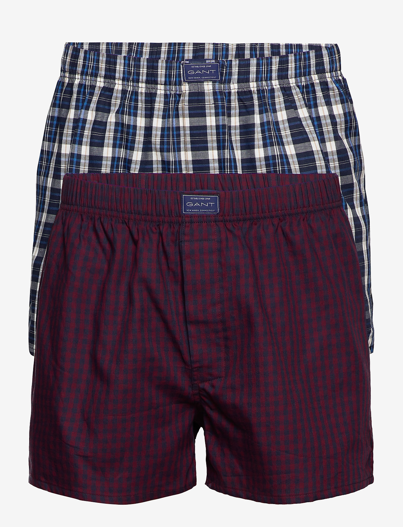 GANT - 2-P BOX SHORT CHECK/GINGHAM TUNNEL - marine - 0