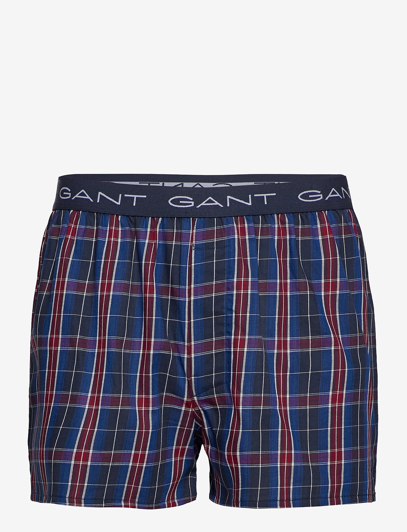 GANT - 2-P BOXER SHORTS TARTAN/BLUE CHECK - marine - 2