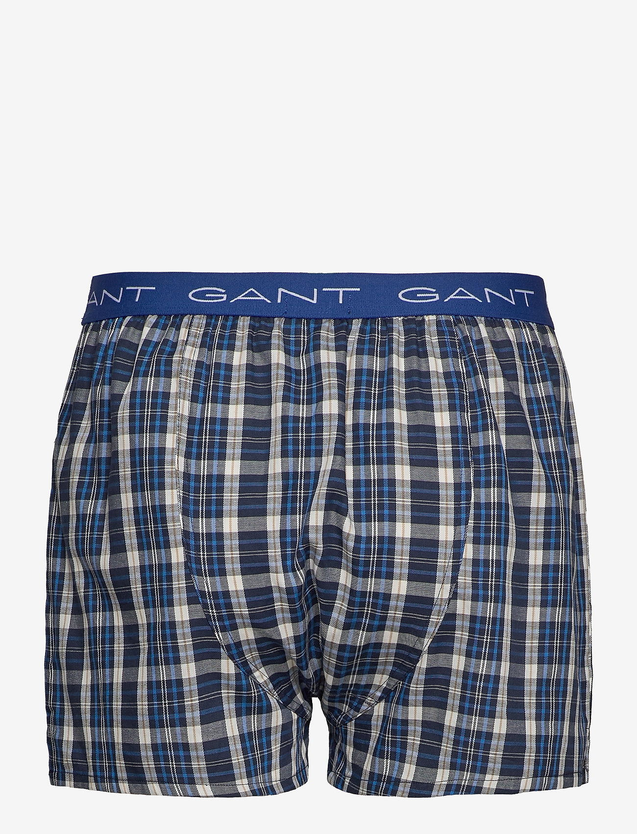 GANT - 2-P BOXER SHORTS TARTAN/BLUE CHECK - marine - 3