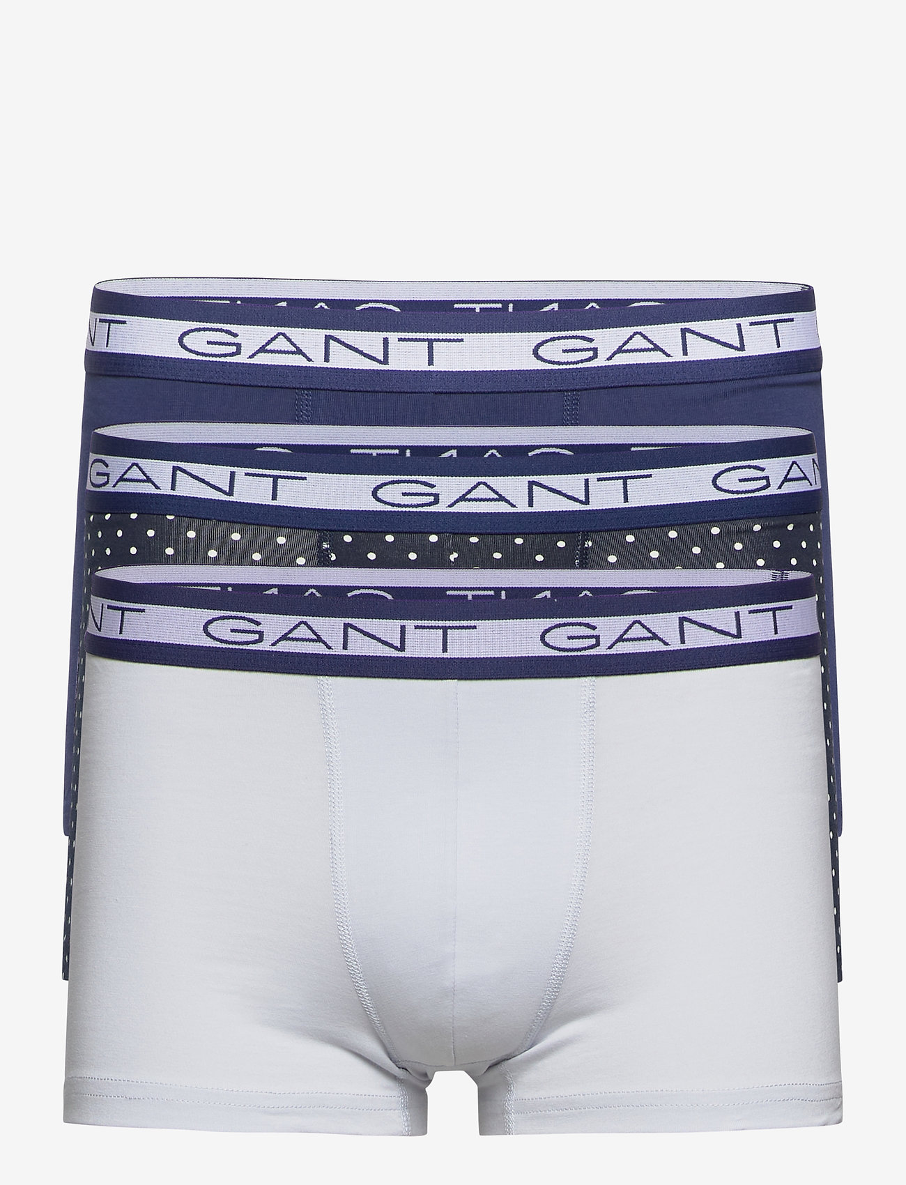 GANT - 3-PACK BASIC TRUNK POLKA DOT - persian blue - 0