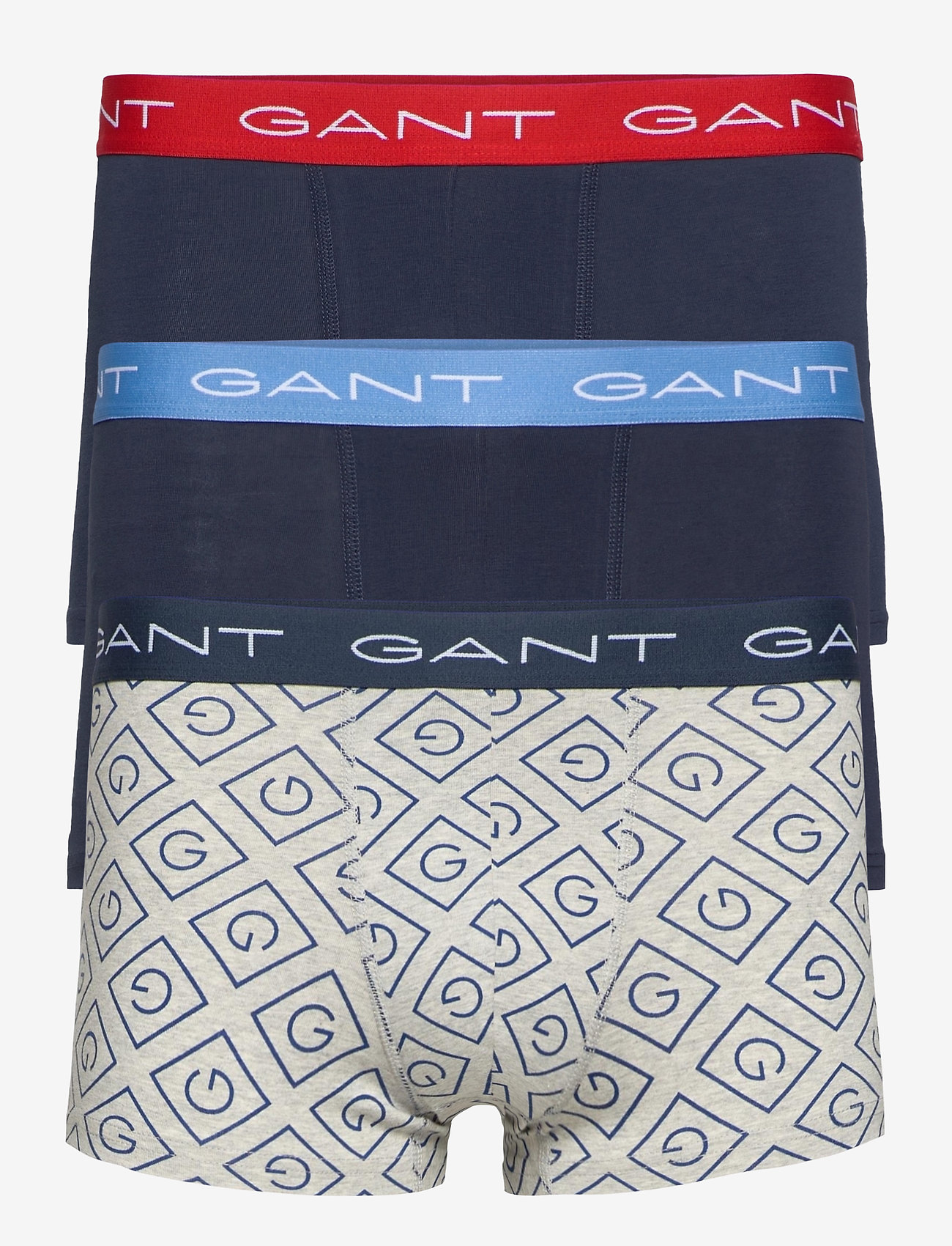 GANT - 3-PACK TRUNK ICON G - grey melange - 0