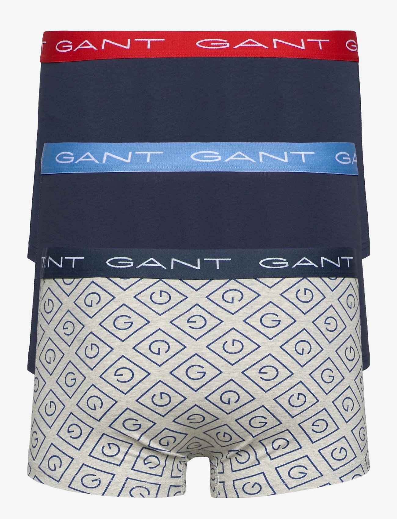 GANT - 3-PACK TRUNK ICON G - grey melange - 1