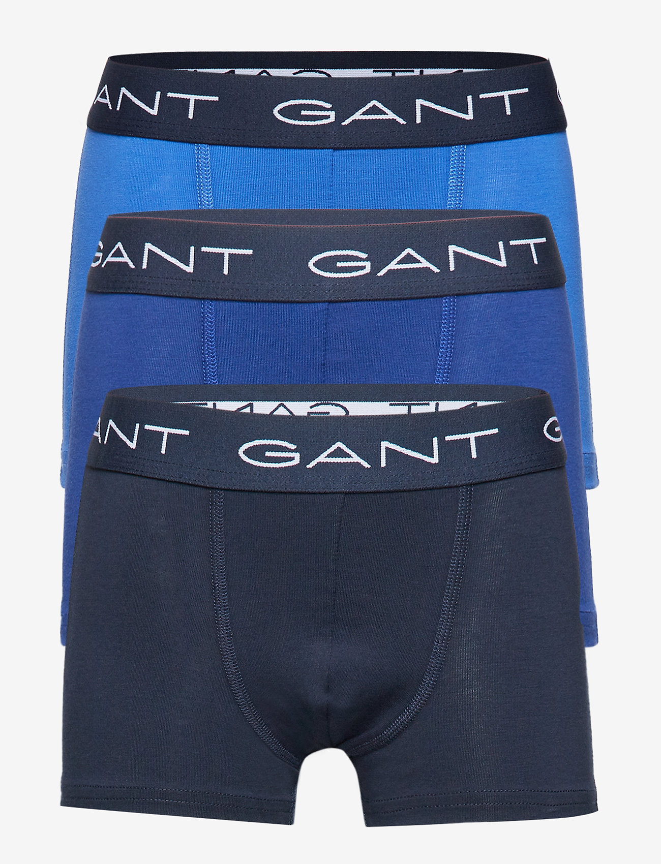 GANT - 3-PACK BOY'S TRUNK SEASONAL SOLIDS - strong blue - 0