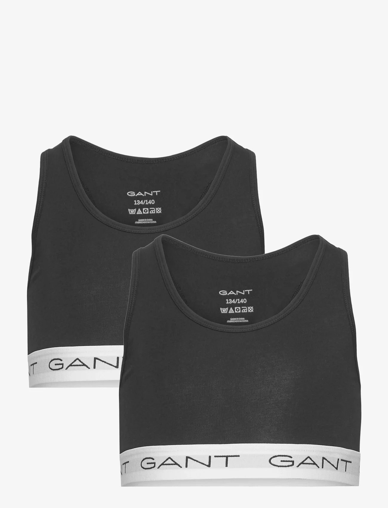 GANT - TOP 2-PACK - night & underwear - black - 0