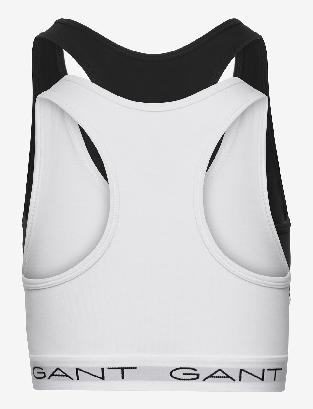 GANT - TOP 2-PACK - black / white - 2