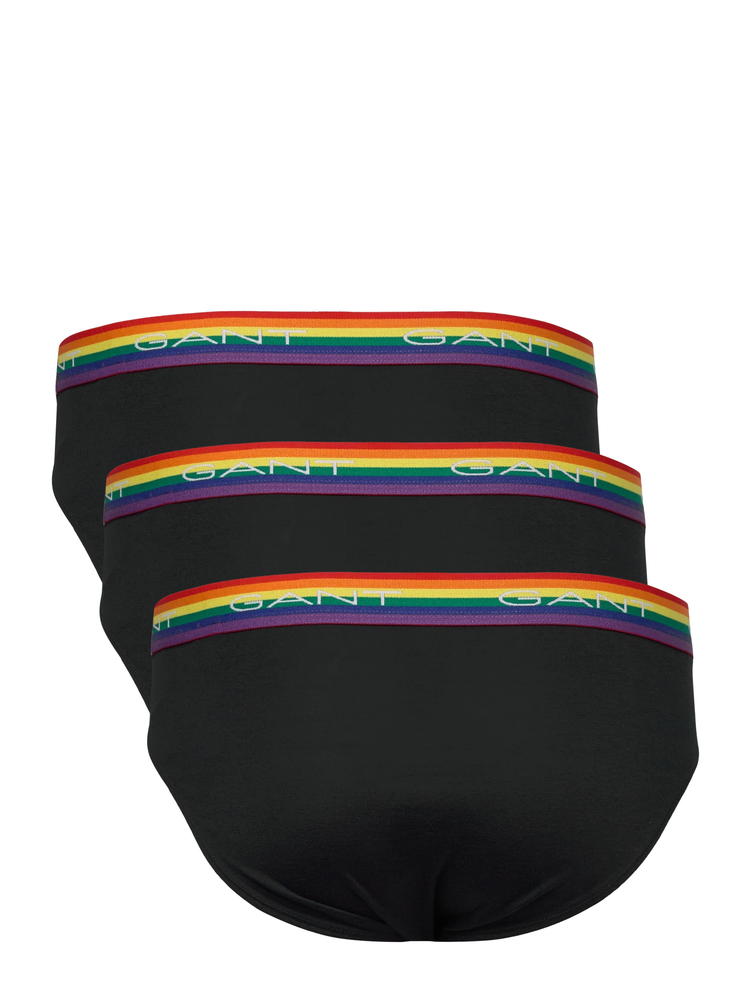 GANT - PRIDE. HIP BRIEF 3-PACK - black - 1