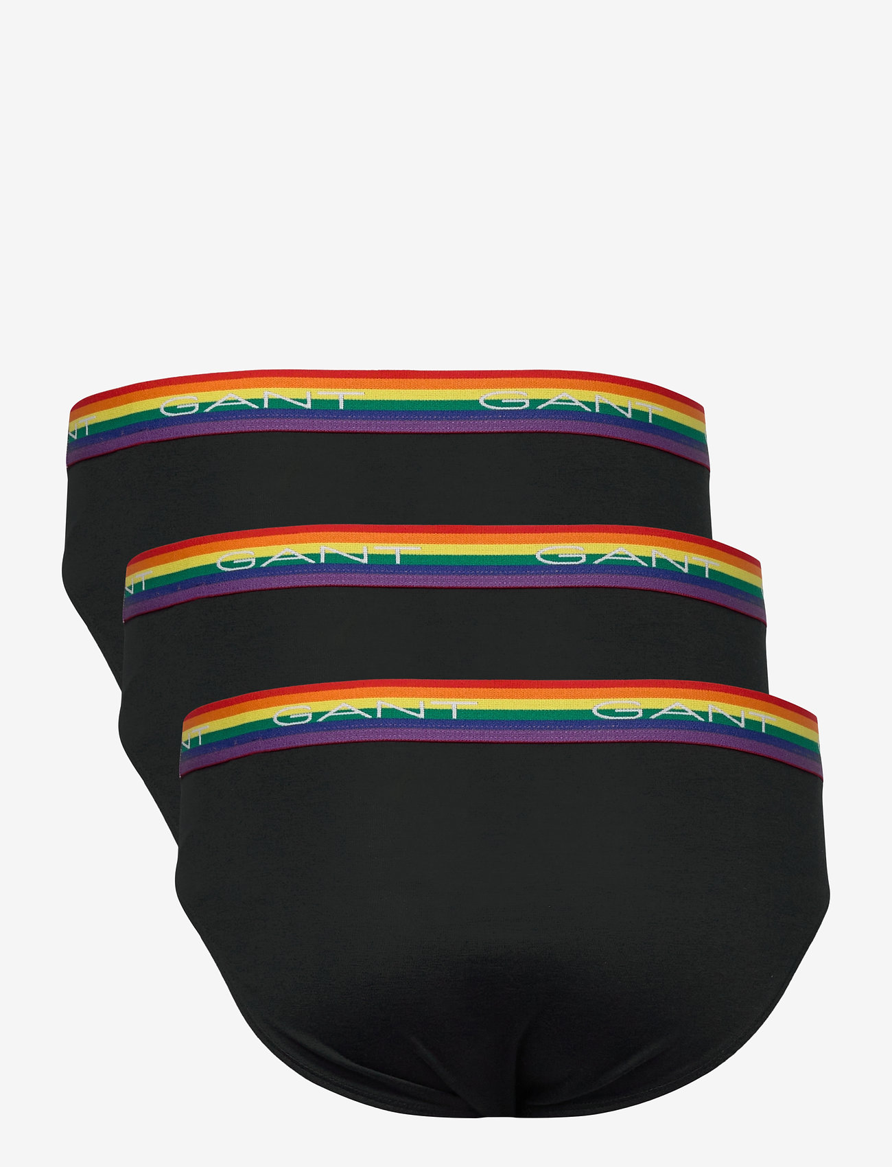 GANT - PRIDE. HIP BRIEF 3-PACK - black - 2