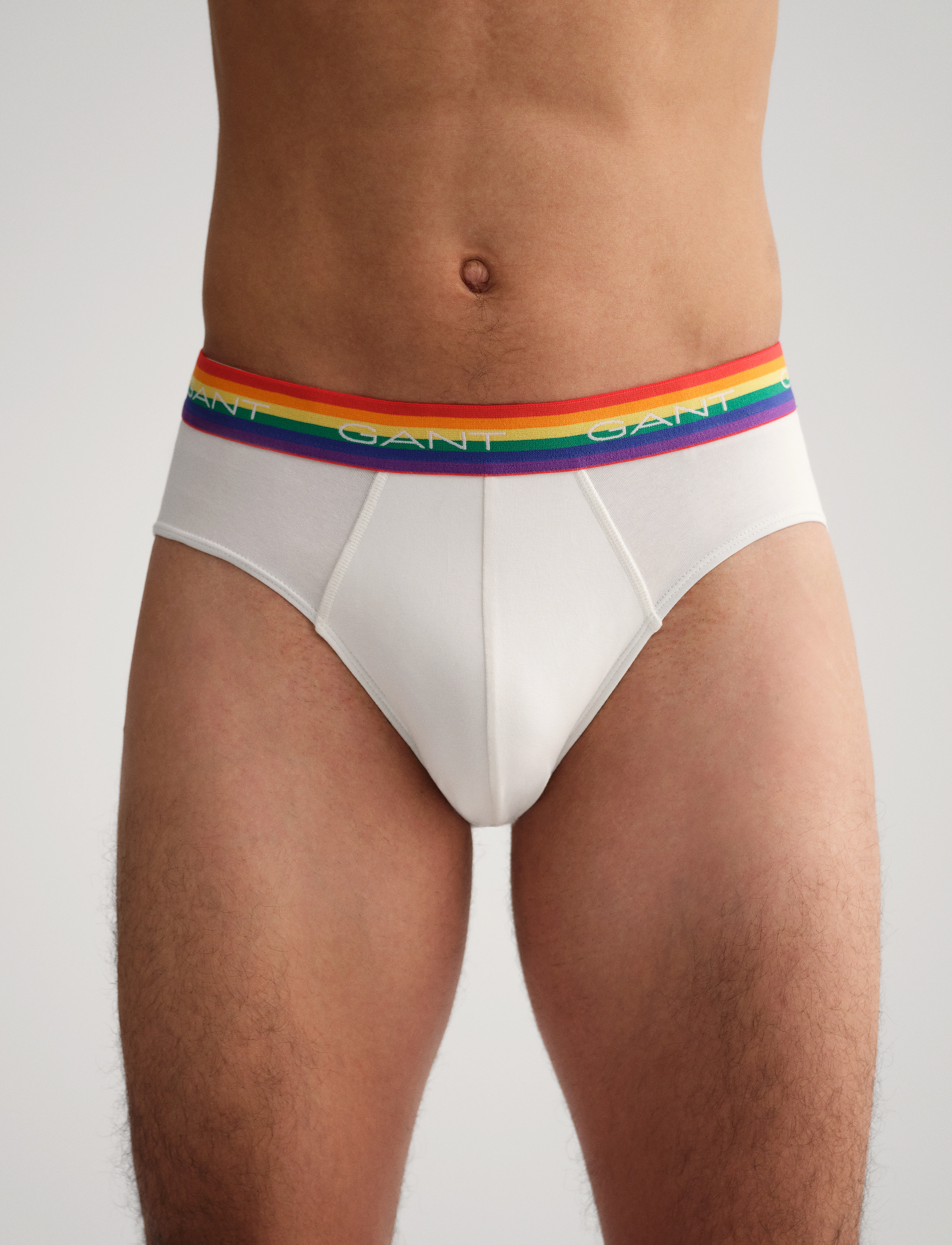 GANT - PRIDE. HIP BRIEF 3-PACK - eggshell - 1