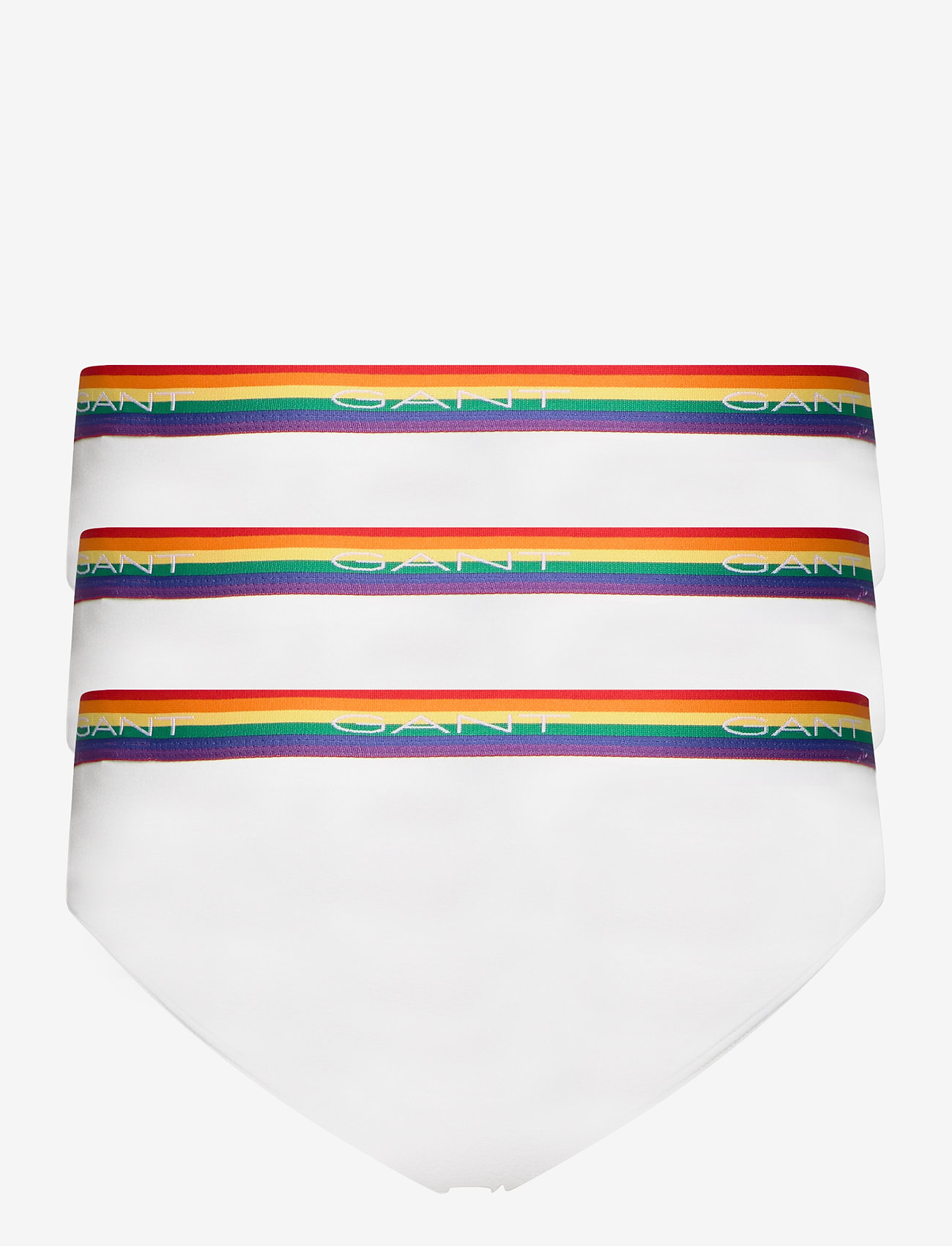 GANT - PRIDE. HIP BRIEF 3-PACK - eggshell - 3