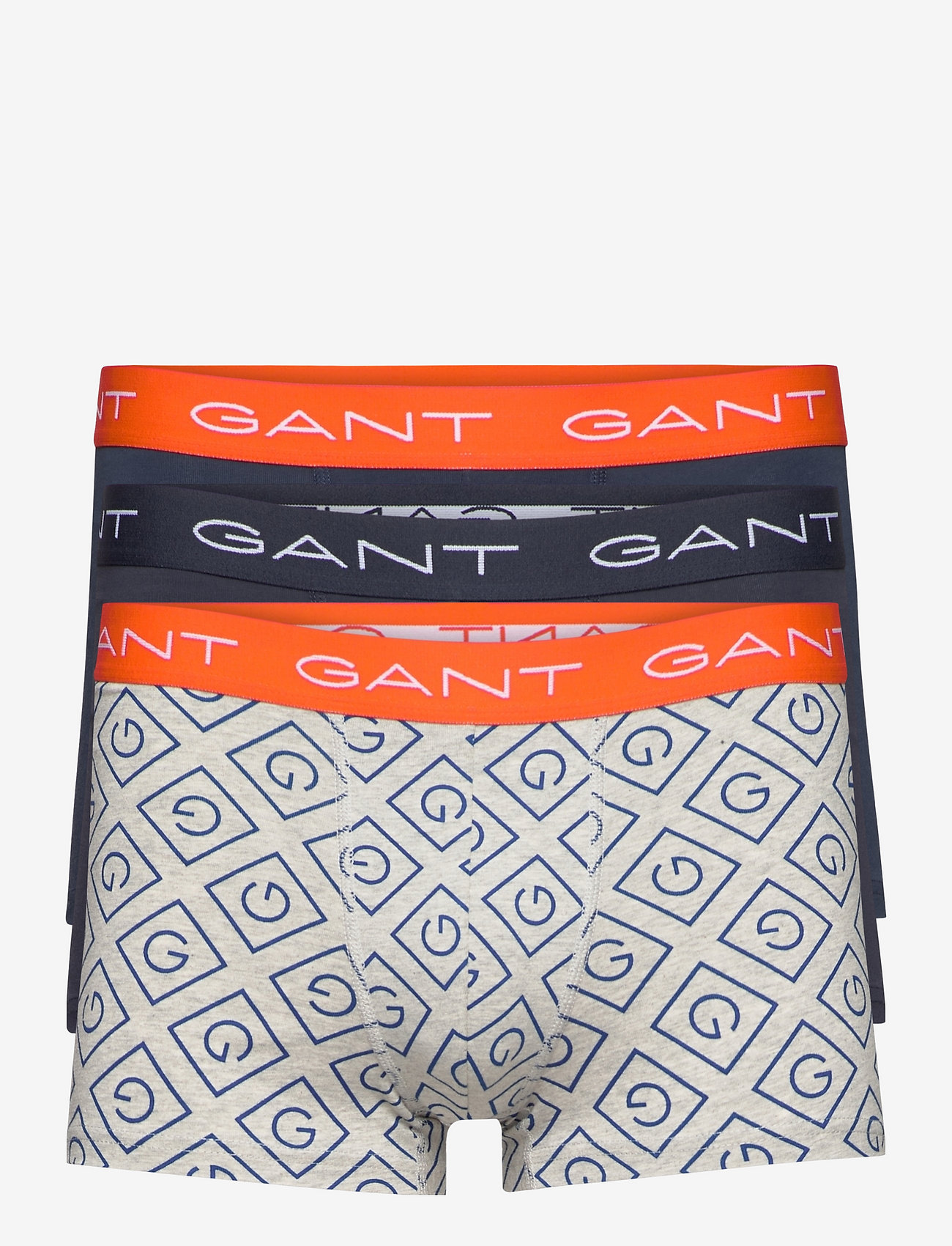 GANT - ICON G TRUNK 3-PACK - light grey melange - 0