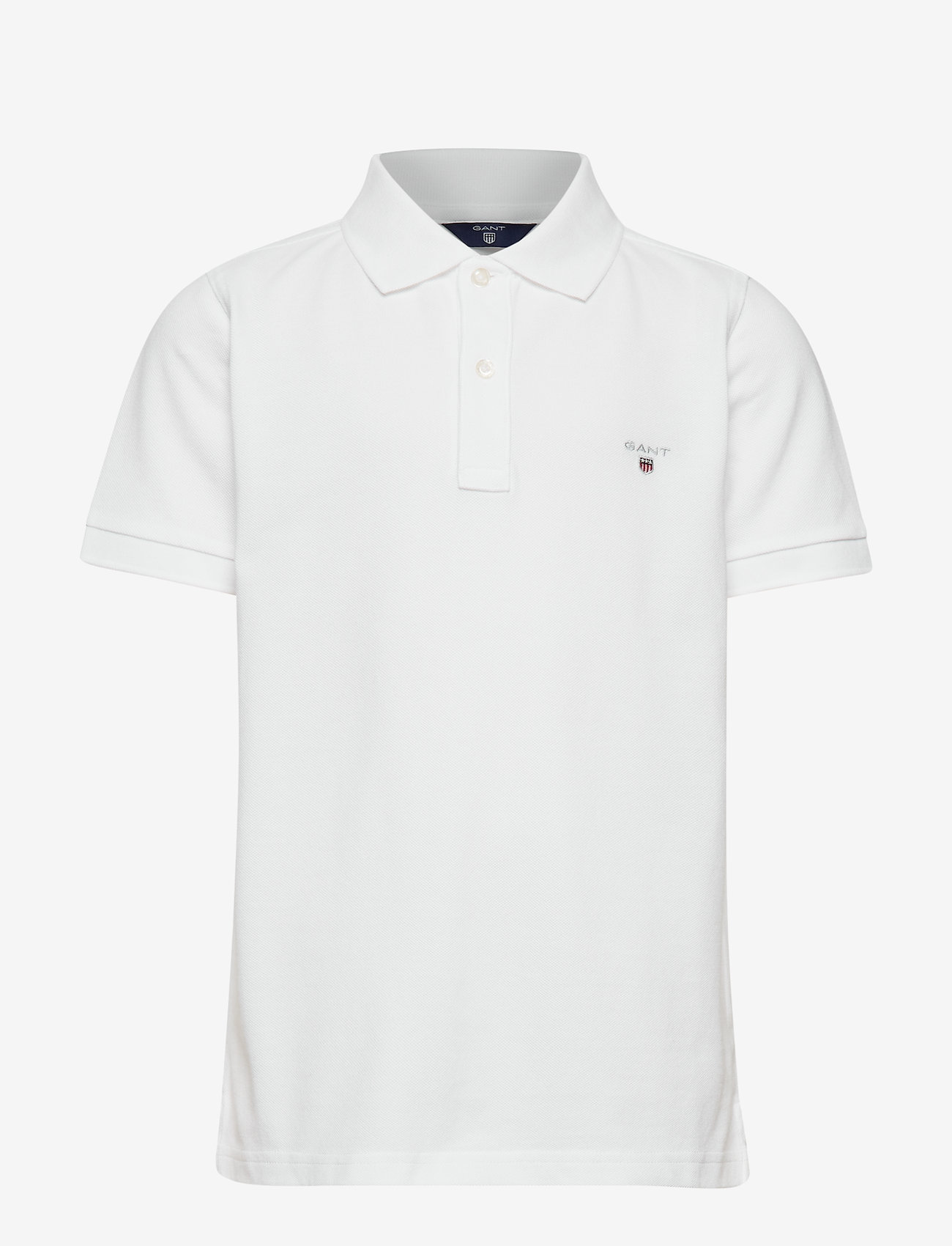 GANT - ORIGINAL SS PIQUE - polo shirts - white - 0