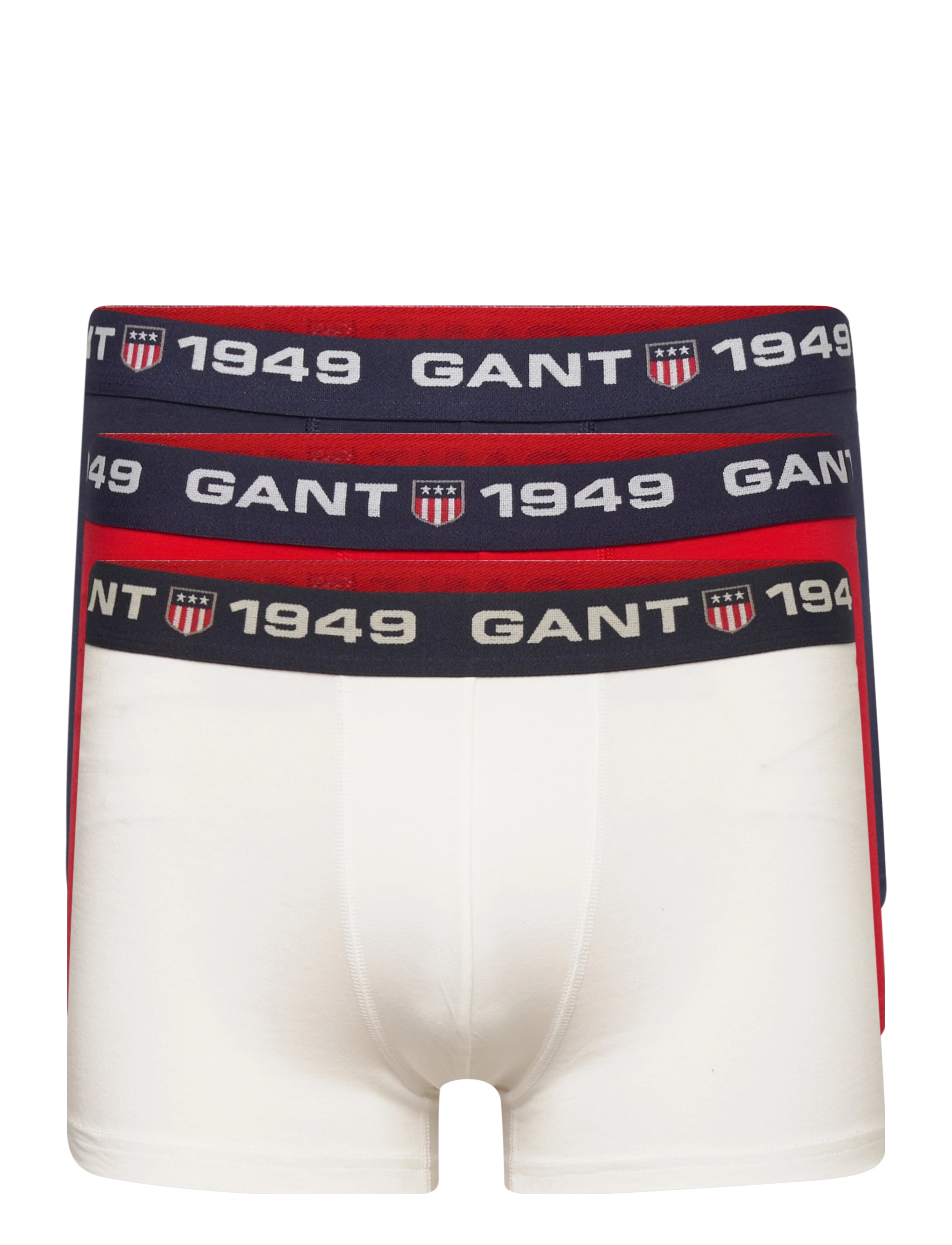 GANT RETRO SHIELD TRUNK 3-PACK - BRIGHT RED