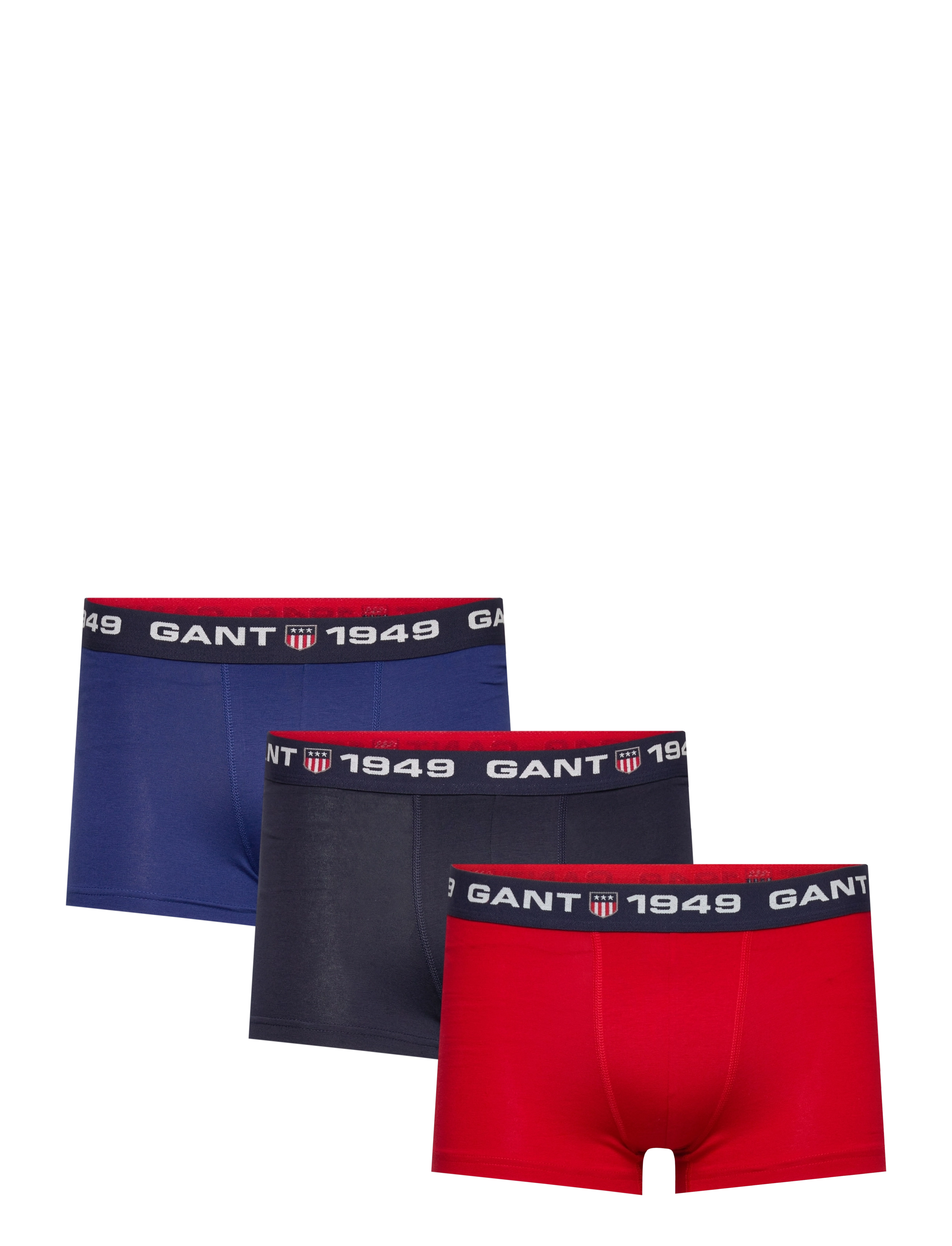 GANT - GANT RETRO SHIELD TRUNK 3-PACK - deep blue - 0