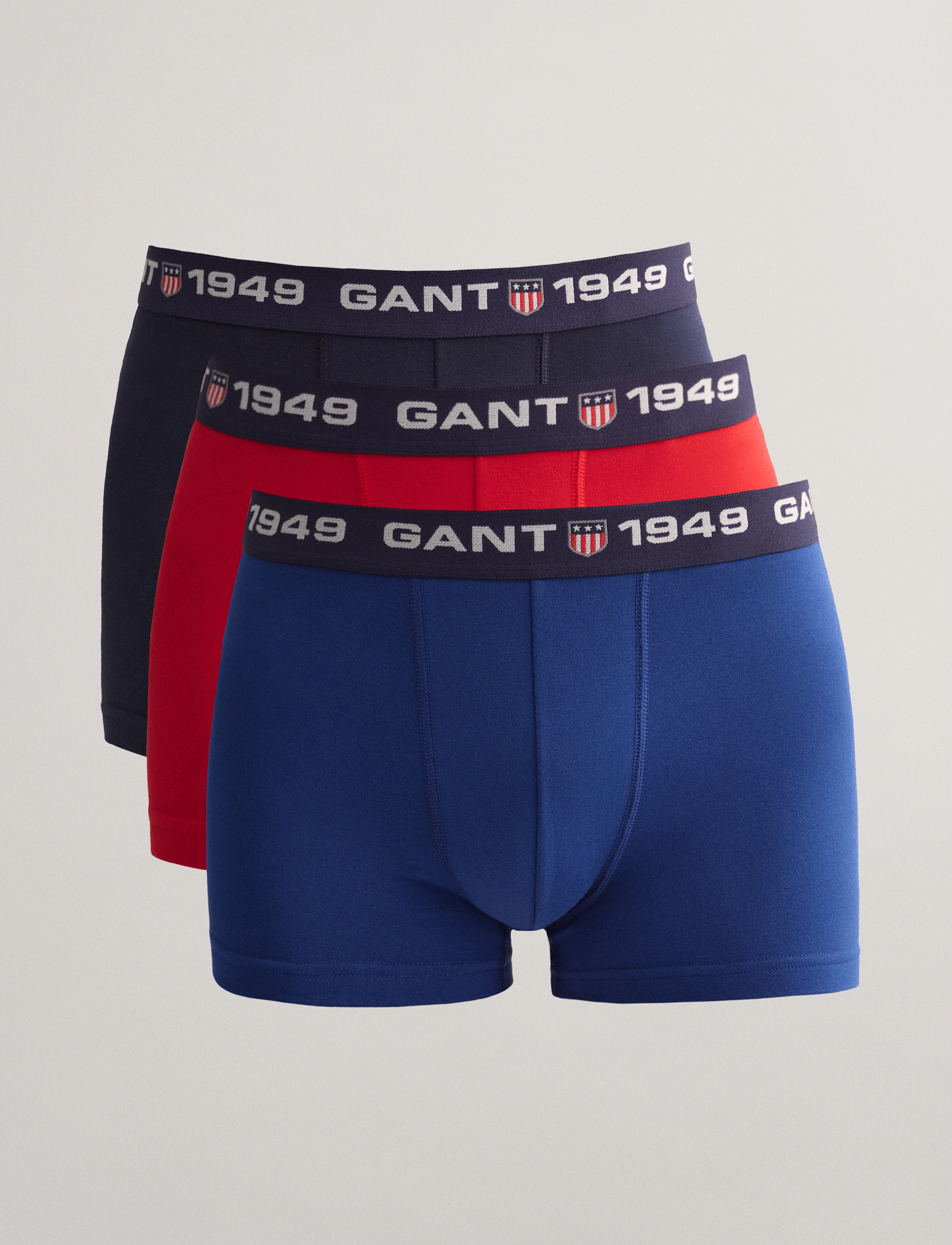 GANT - GANT RETRO SHIELD TRUNK 3-PACK - deep blue - 4