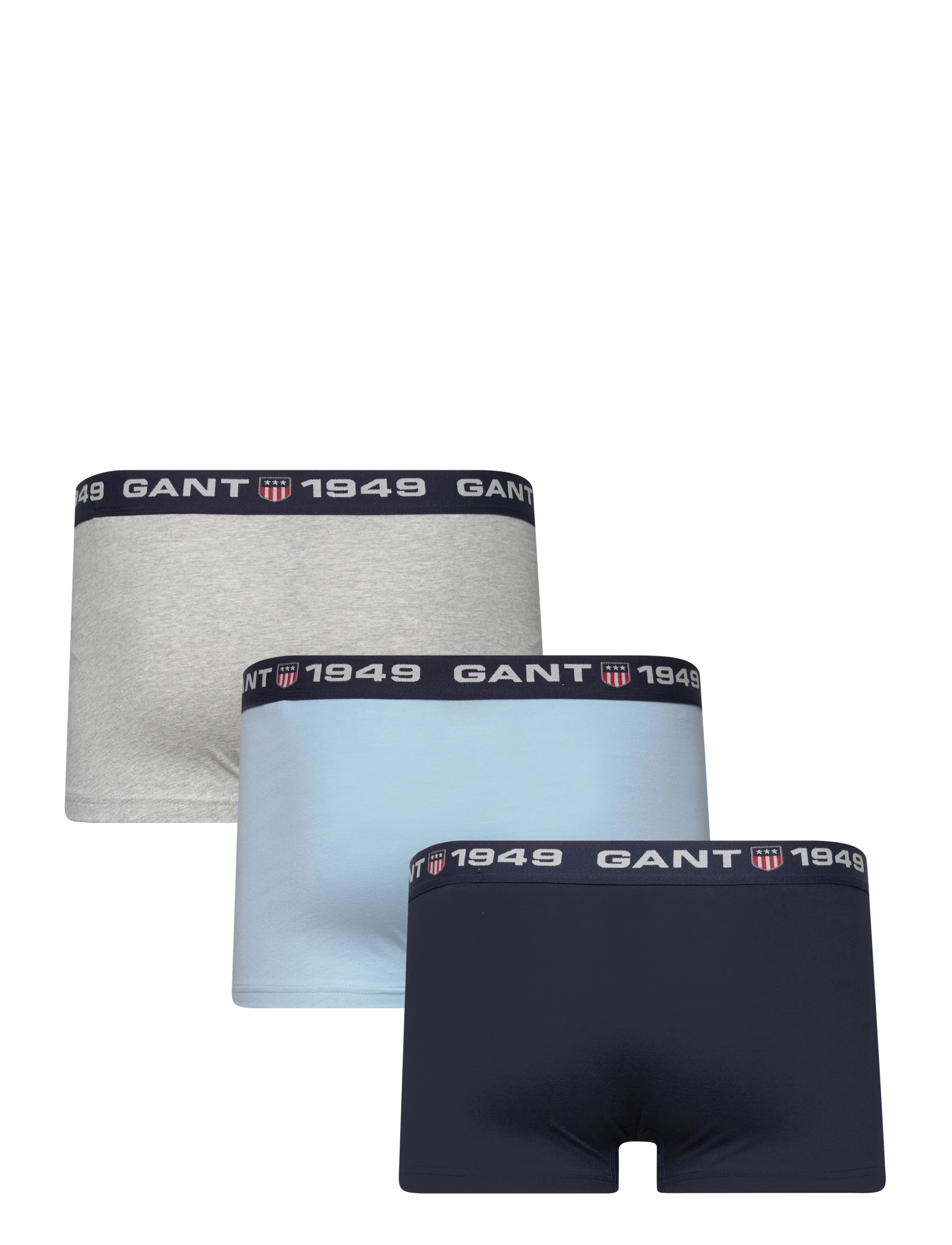 GANT - GANT RETRO SHIELD TRUNK 3-PACK - waterfall blue - 1