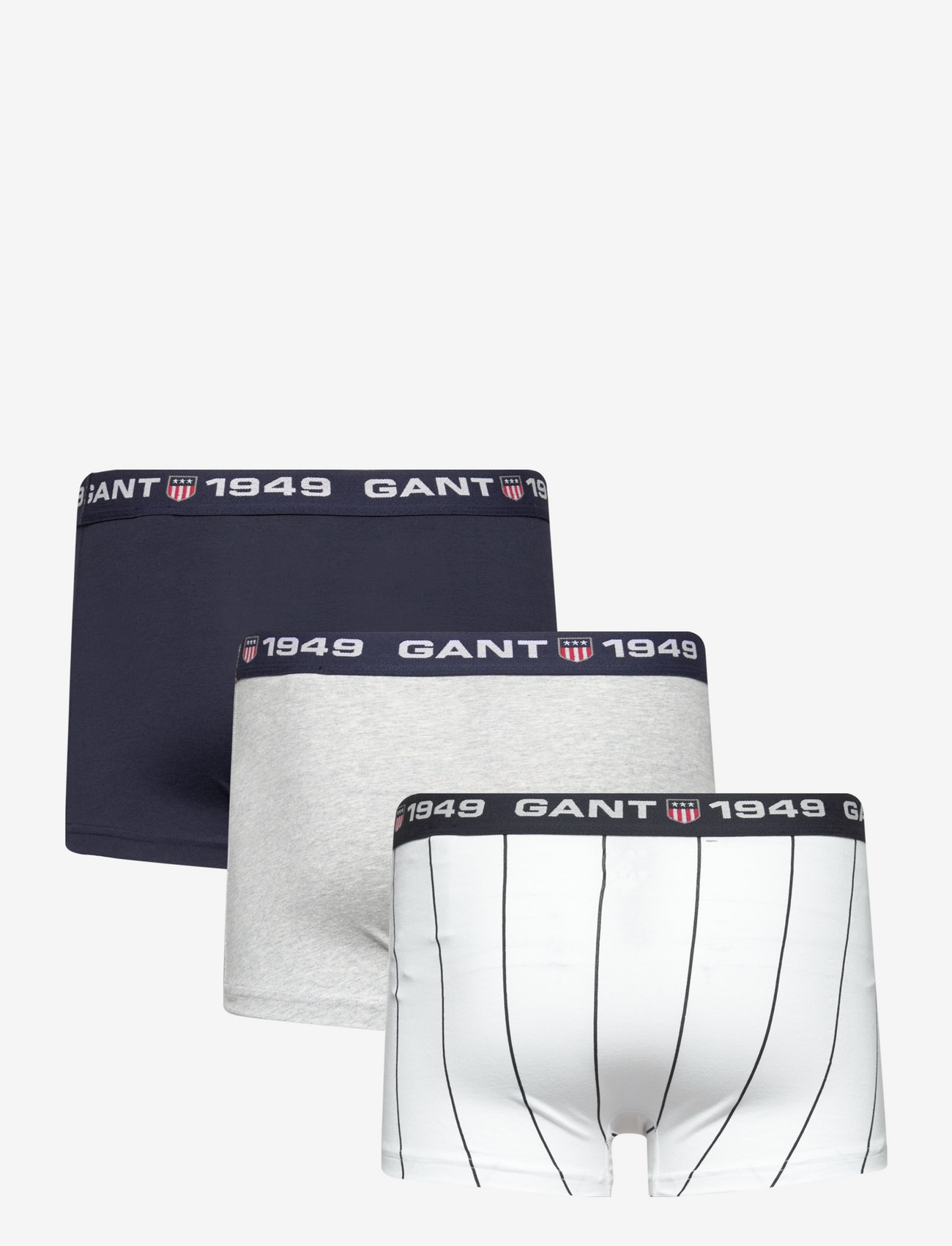 GANT - WIDE STRIPE TRUNK 3-PACK - white - 2