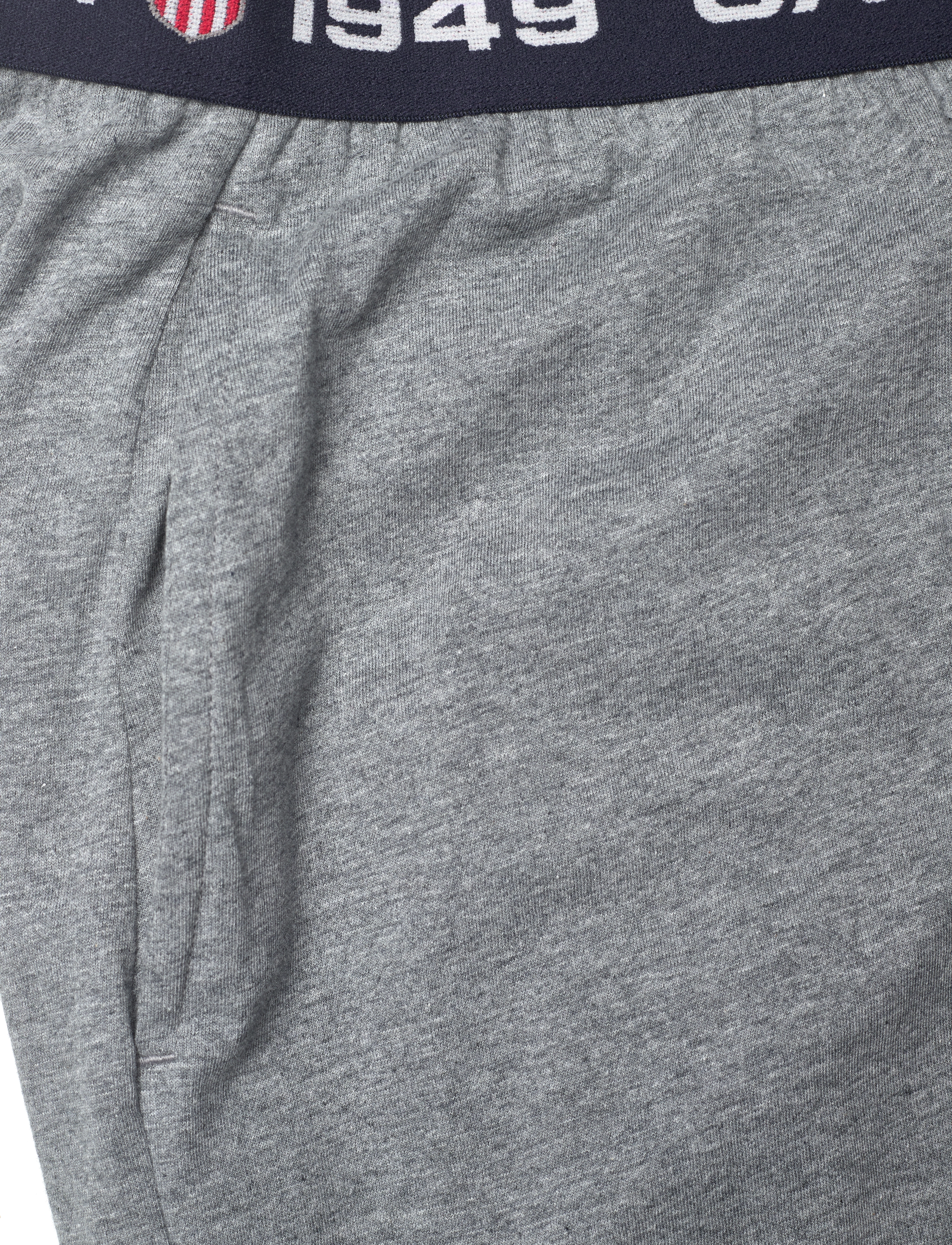 GANT - GANT RETRO SHIELD PAJAMA PANTS - dark grey melange - 2