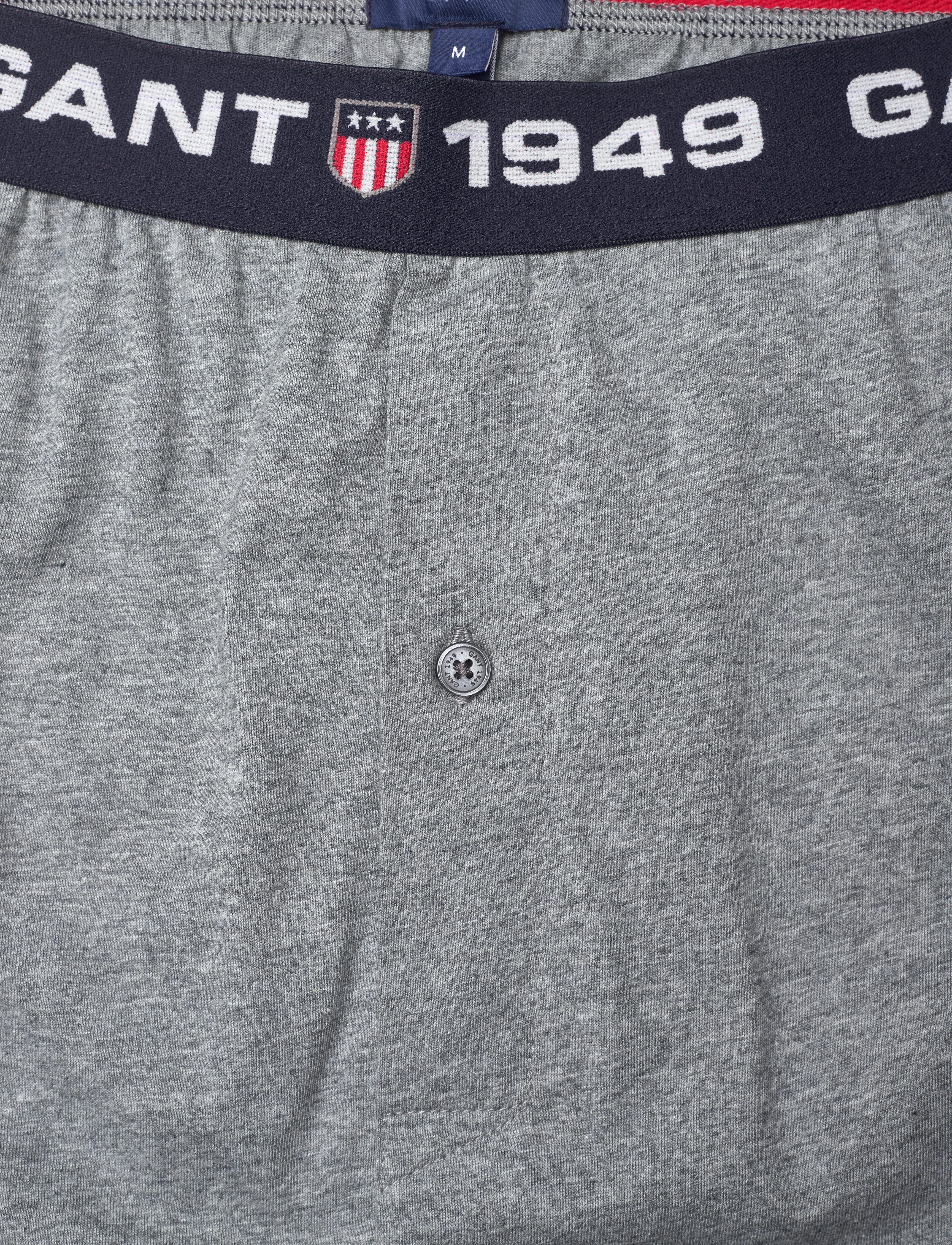 GANT - GANT RETRO SHIELD PAJAMA PANTS - dark grey melange - 3