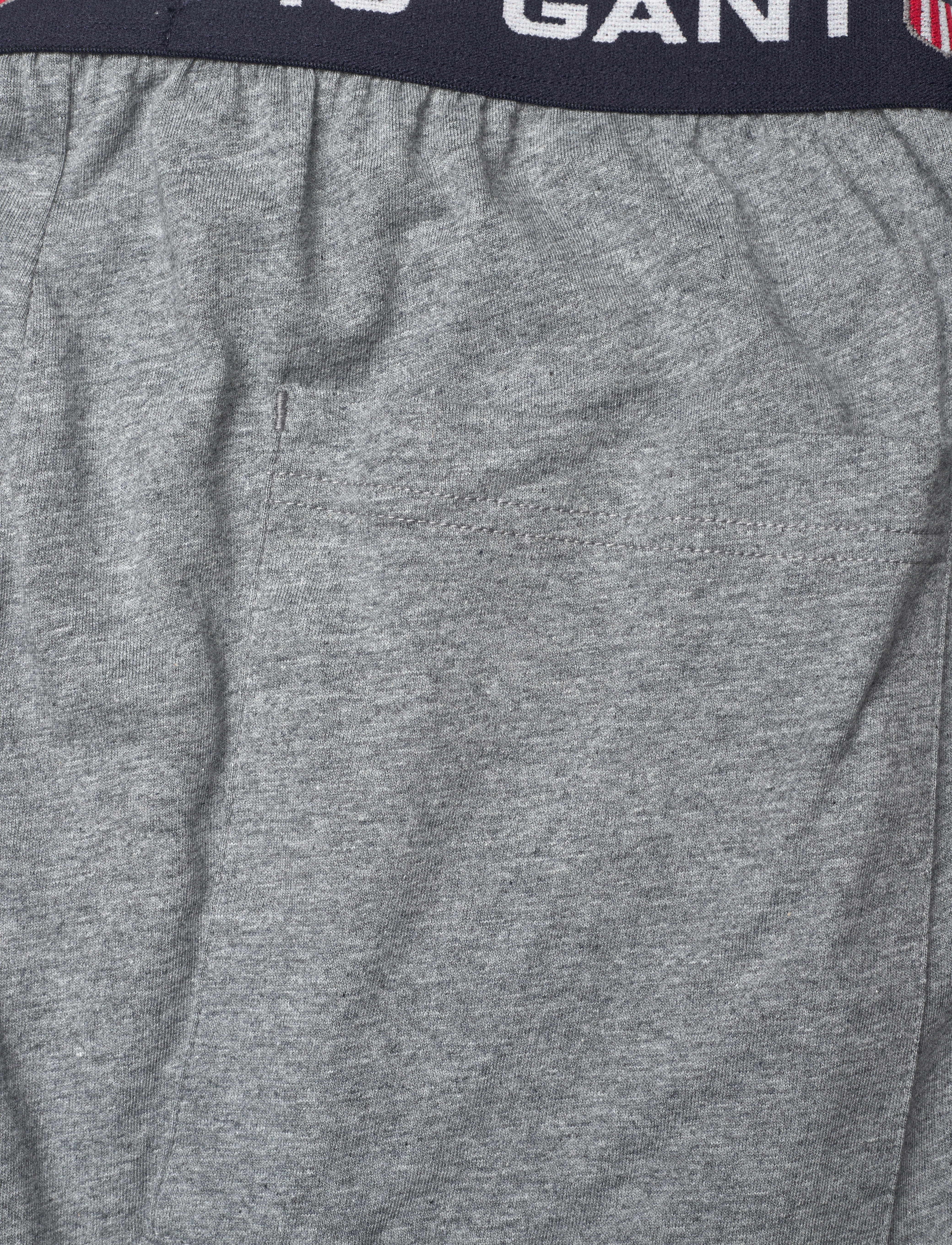 GANT - GANT RETRO SHIELD PAJAMA PANTS - dark grey melange - 4