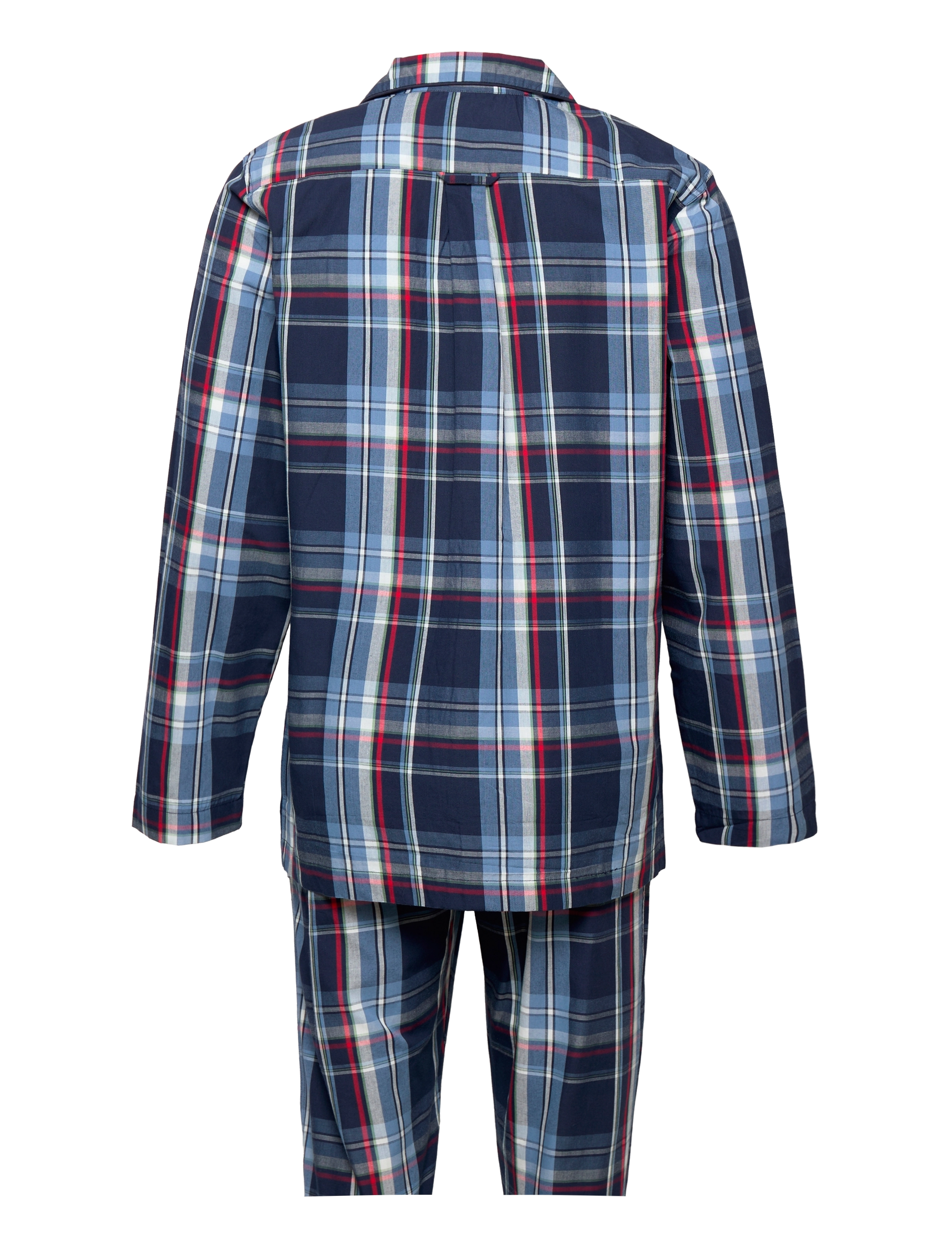 GANT - CHECK PAJAMA SET SHIRT AND PANTS - classic blue - 1