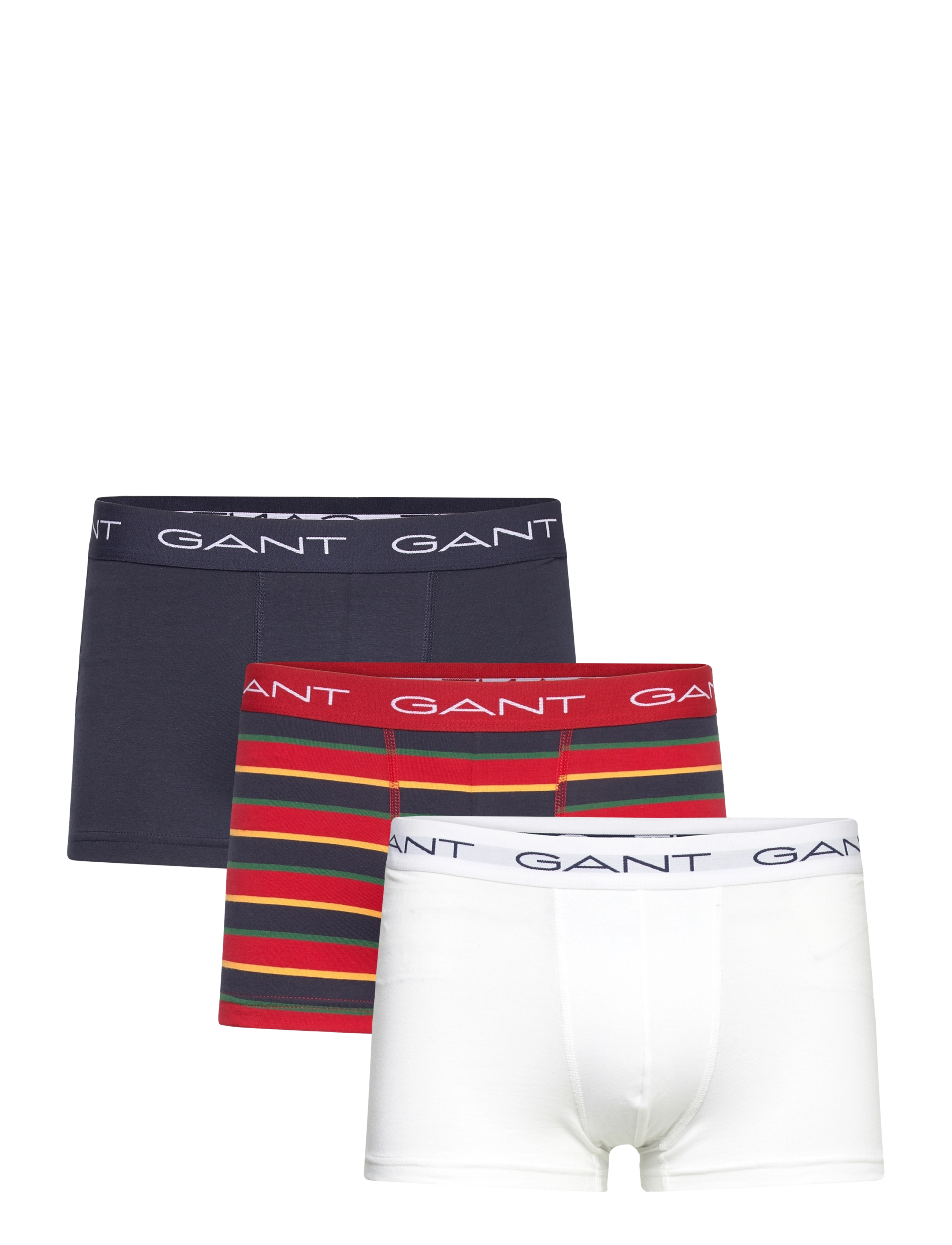 GANT - STRIPE TRUNK 3-PACK - ruby red - 0