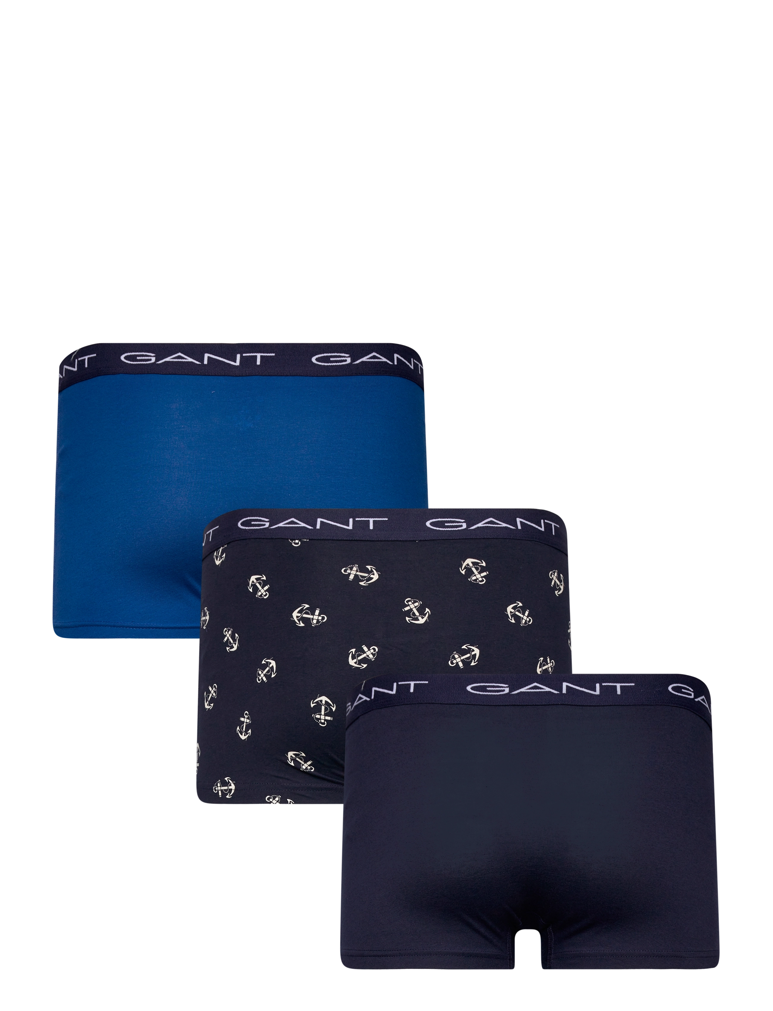 GANT - ANCHOR PRINT TRUNK 3-PACK GB - evening blue - 1