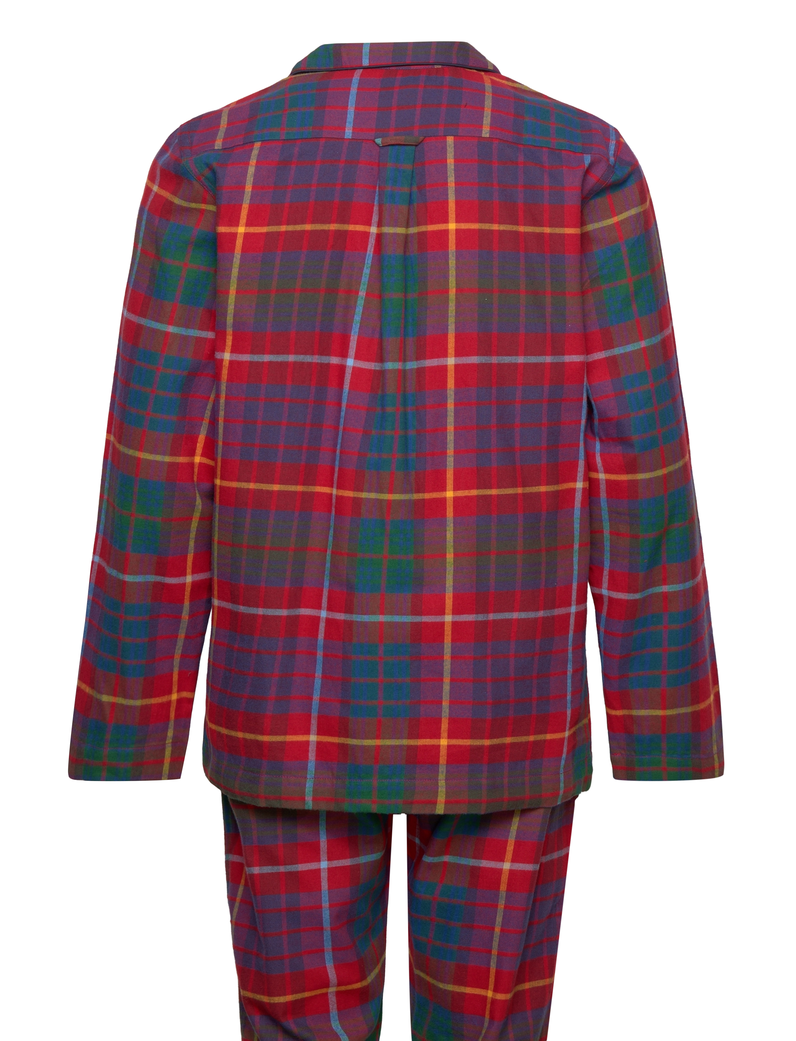 GANT - FLANNEL PAJAMA SET W SHIRT GB - ruby red - 1