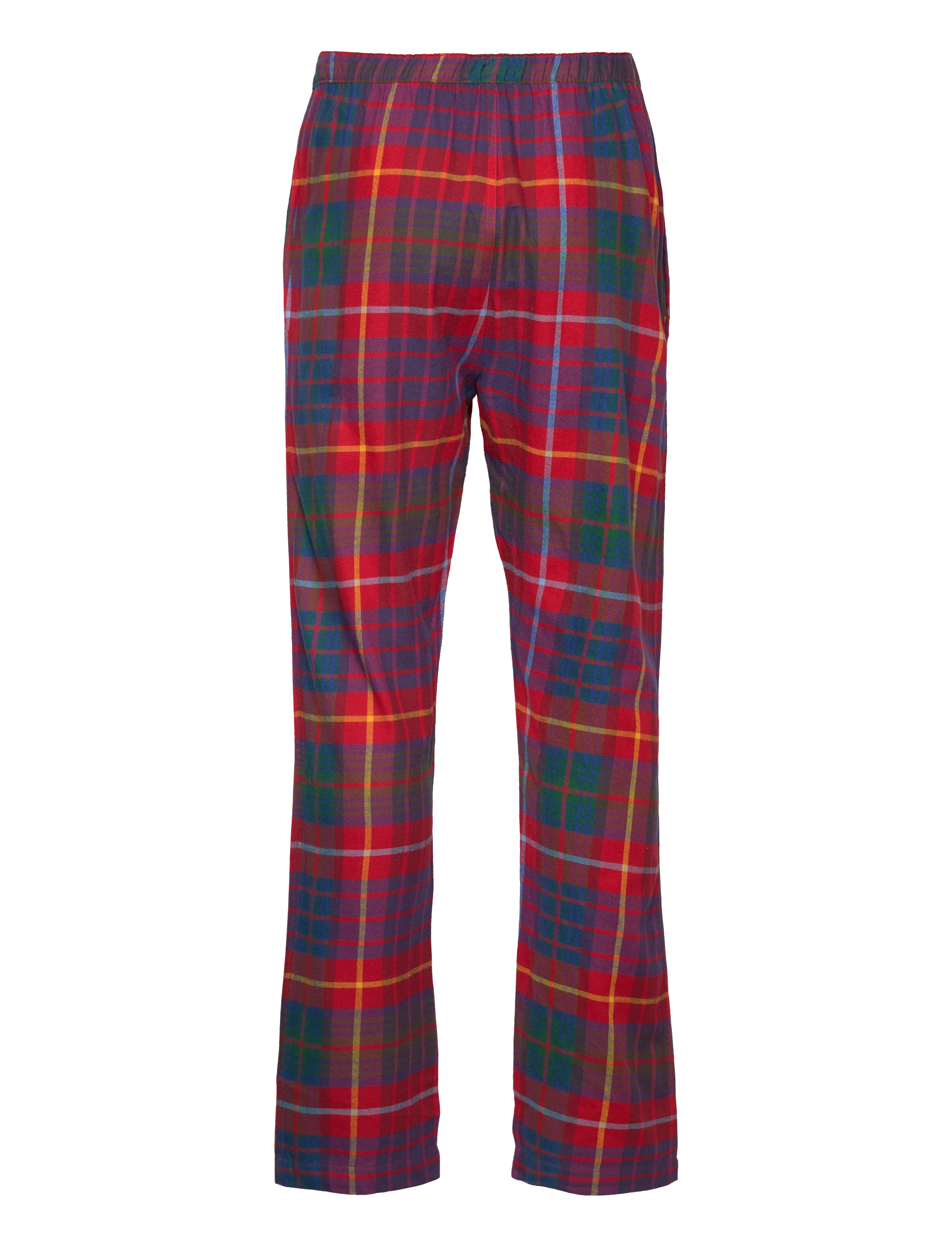 GANT - FLANNEL PAJAMA PANTS - ruby red - 1