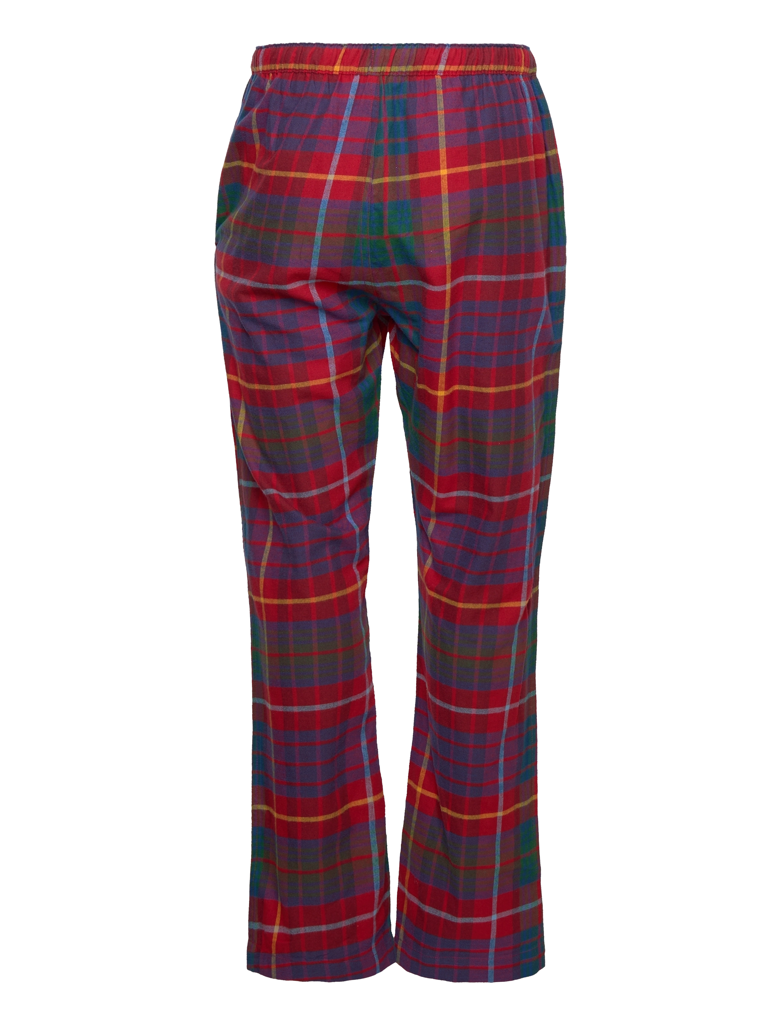 GANT - FLANNEL PJ SET PANTS AND T GB - ruby red - 3