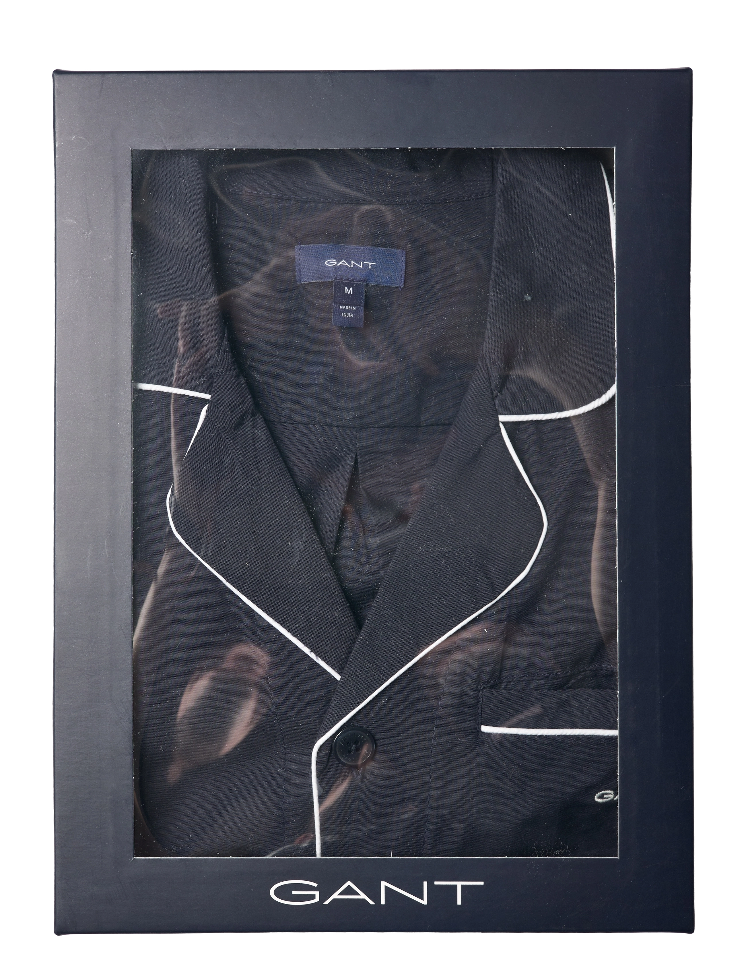 GANT - PAJAMA SET WITH SHIRT GIFT BOX - evening blue - 4